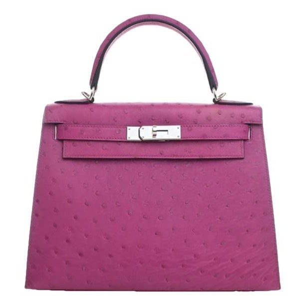 Ostrich handbag