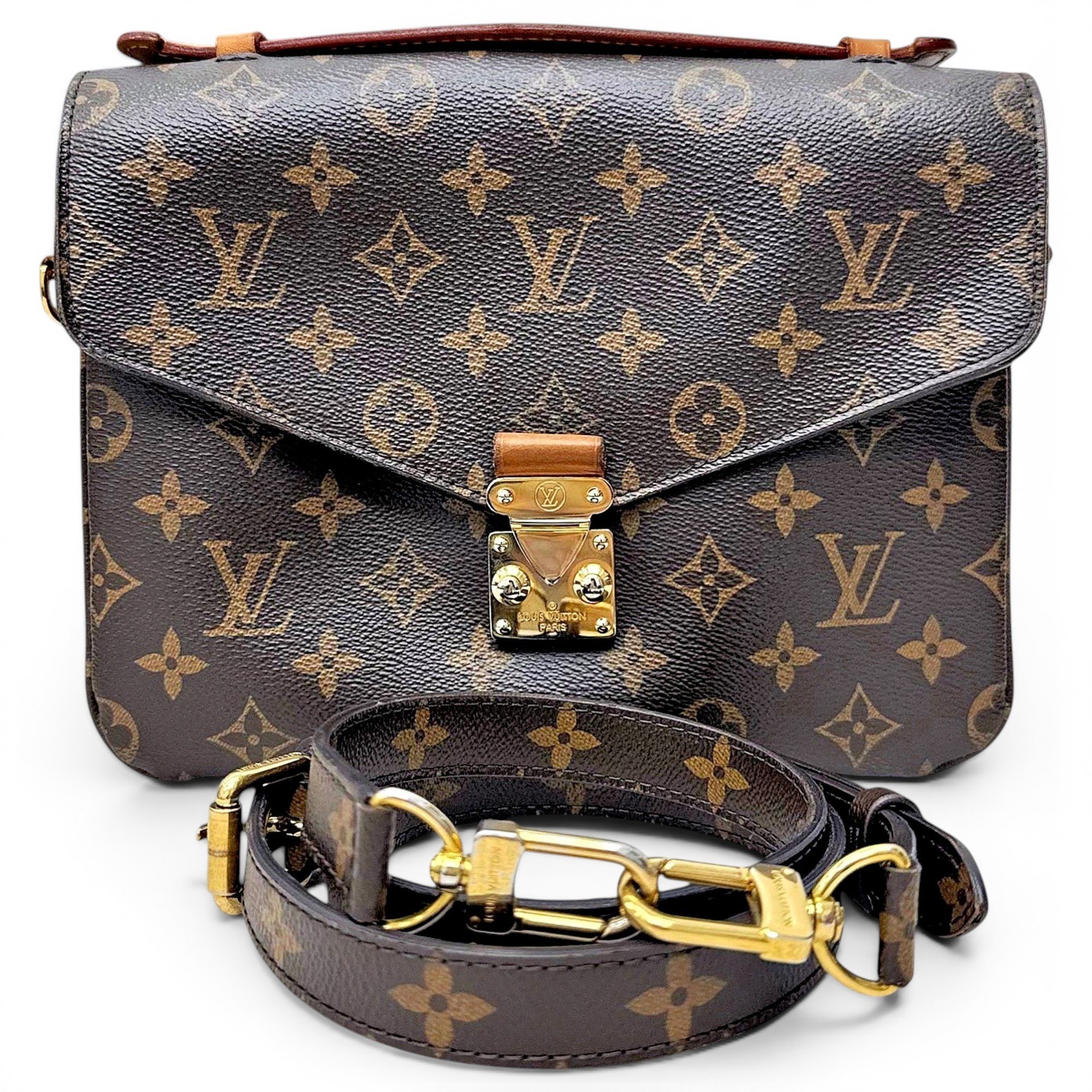 Metis leather handbag