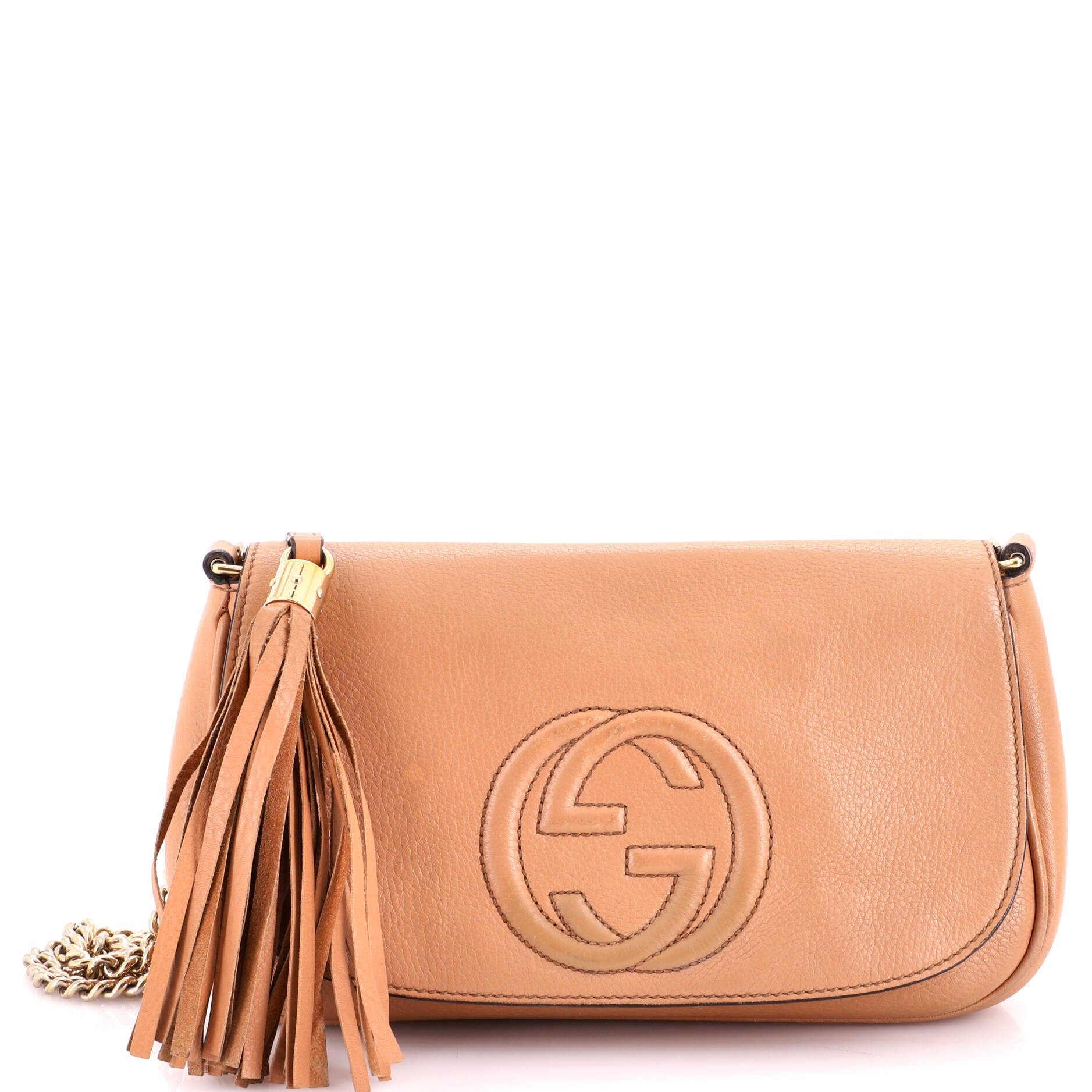 Soho Chain Crossbody Bag Leather Medium
