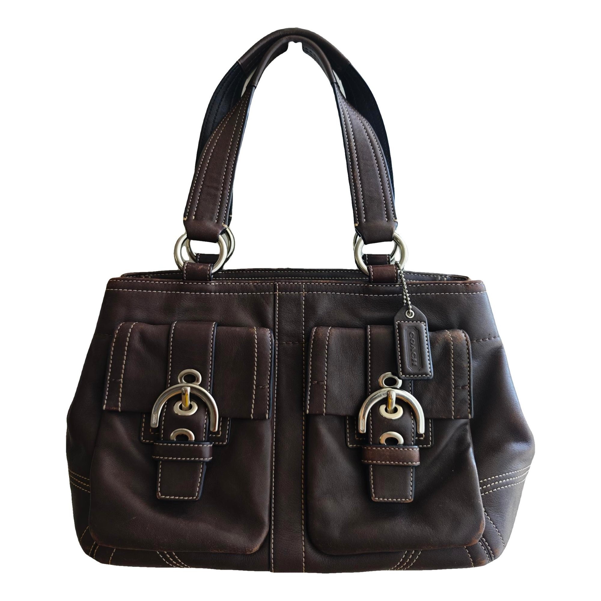 Signature Sufflette leather handbag