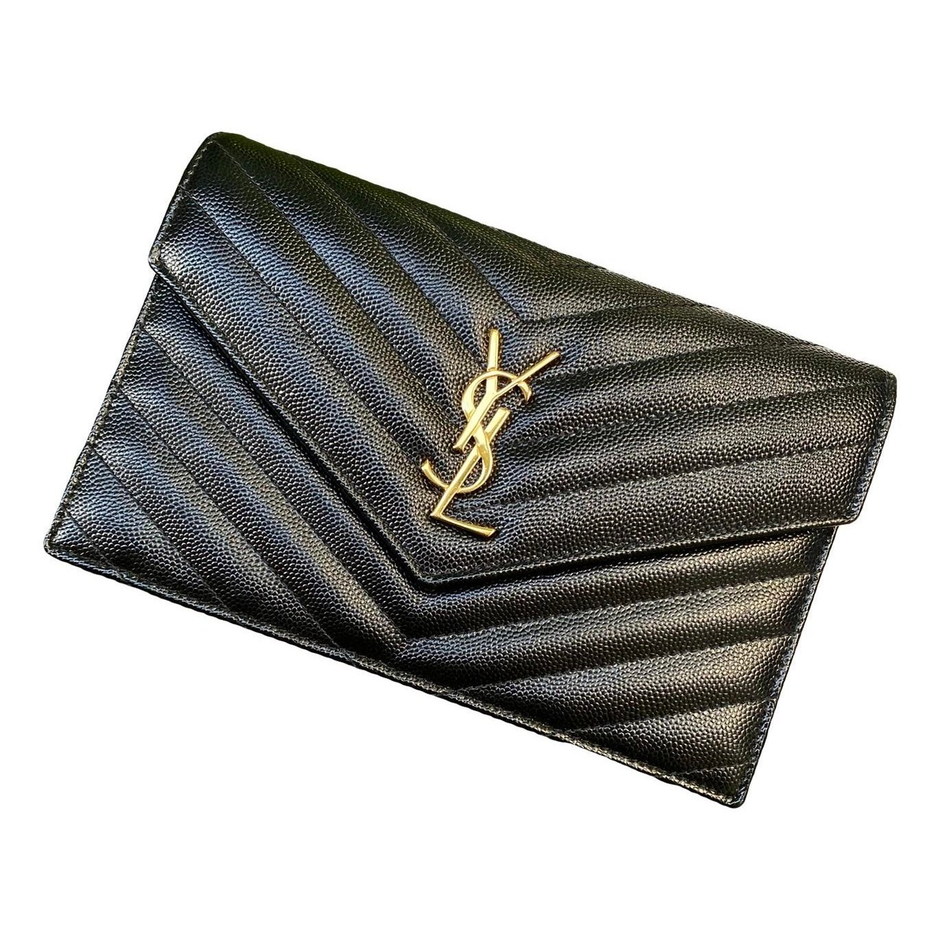 Cassandre leather clutch bag