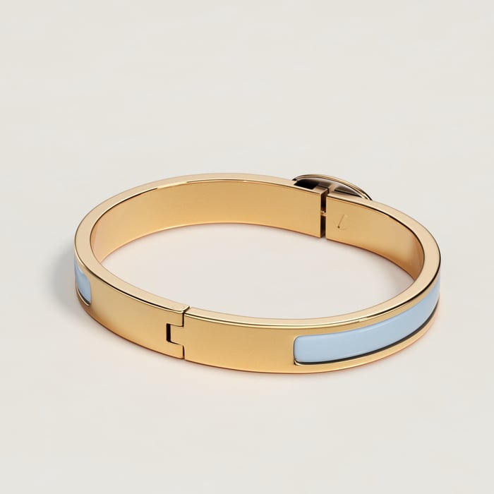 Bleu Ciel Mini Clic Chaine d'Ancre Bracelet