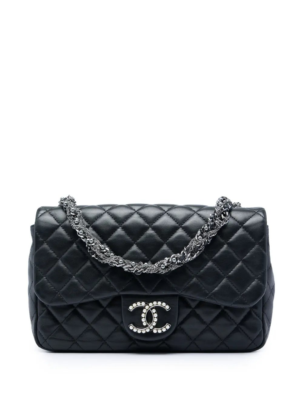 2015-2016 Medium Quilted Lambskin Westminster Pearl Flap shoulder bag