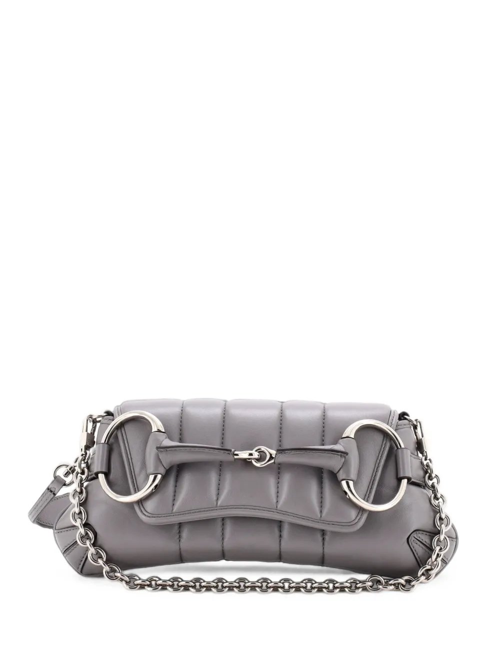 Horsebit Chain Vertical Quilted Leather Small shoulder bag