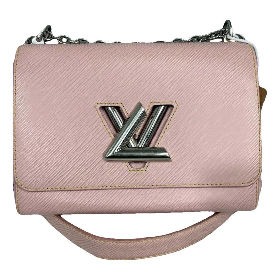 Twist leather handbag