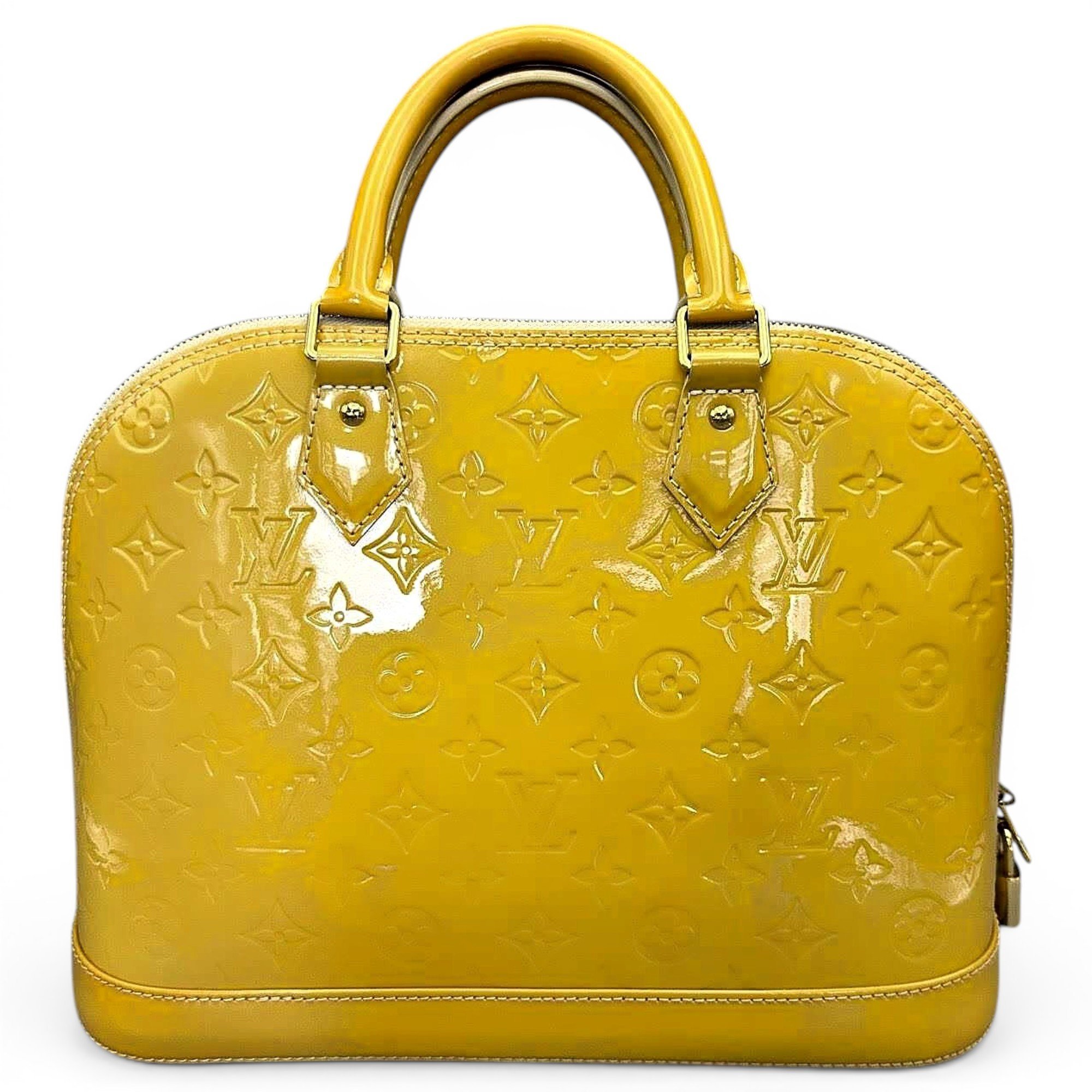 Alma patent leather handbag