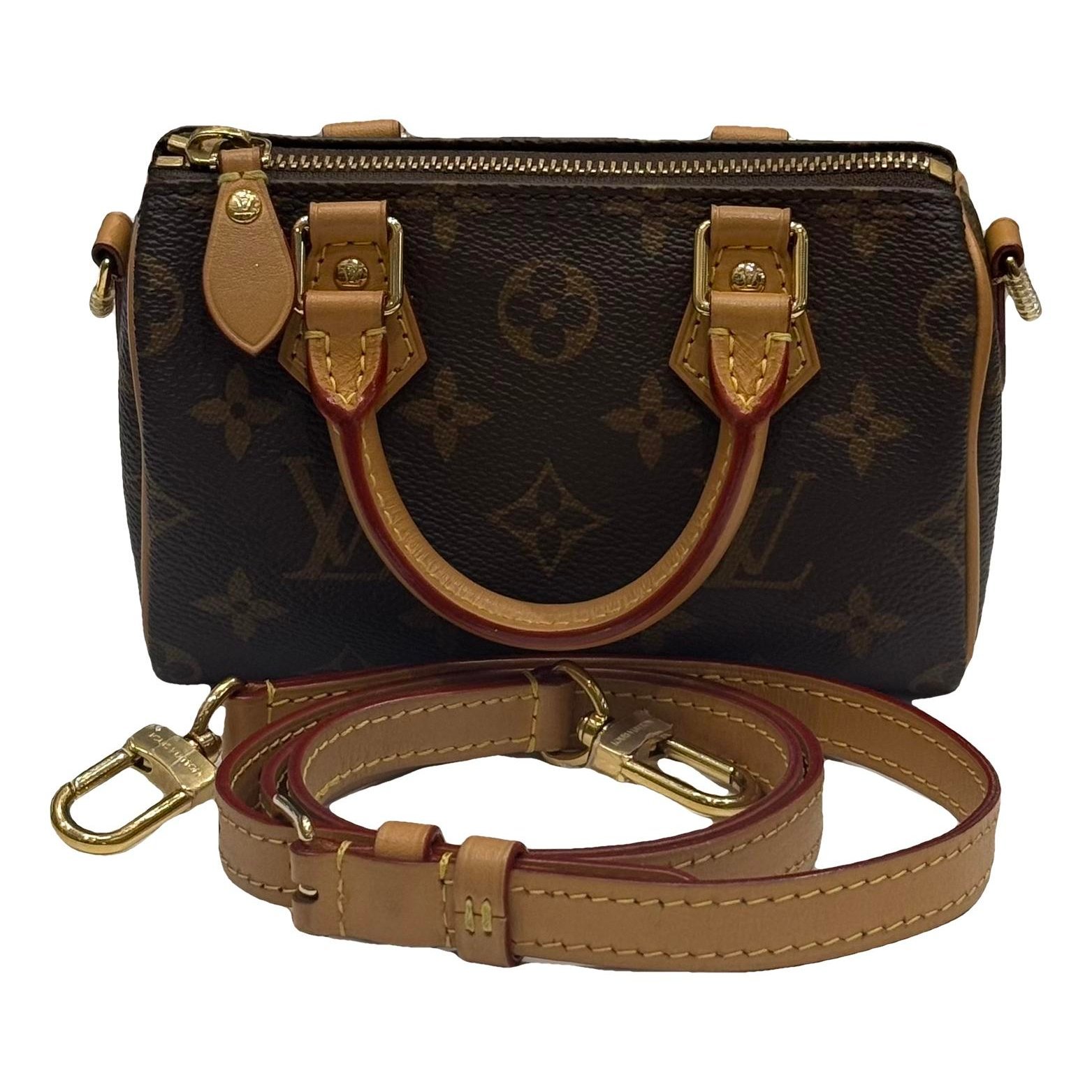 Louis Vuitton Nano Speedy / Mini HL leather handbag