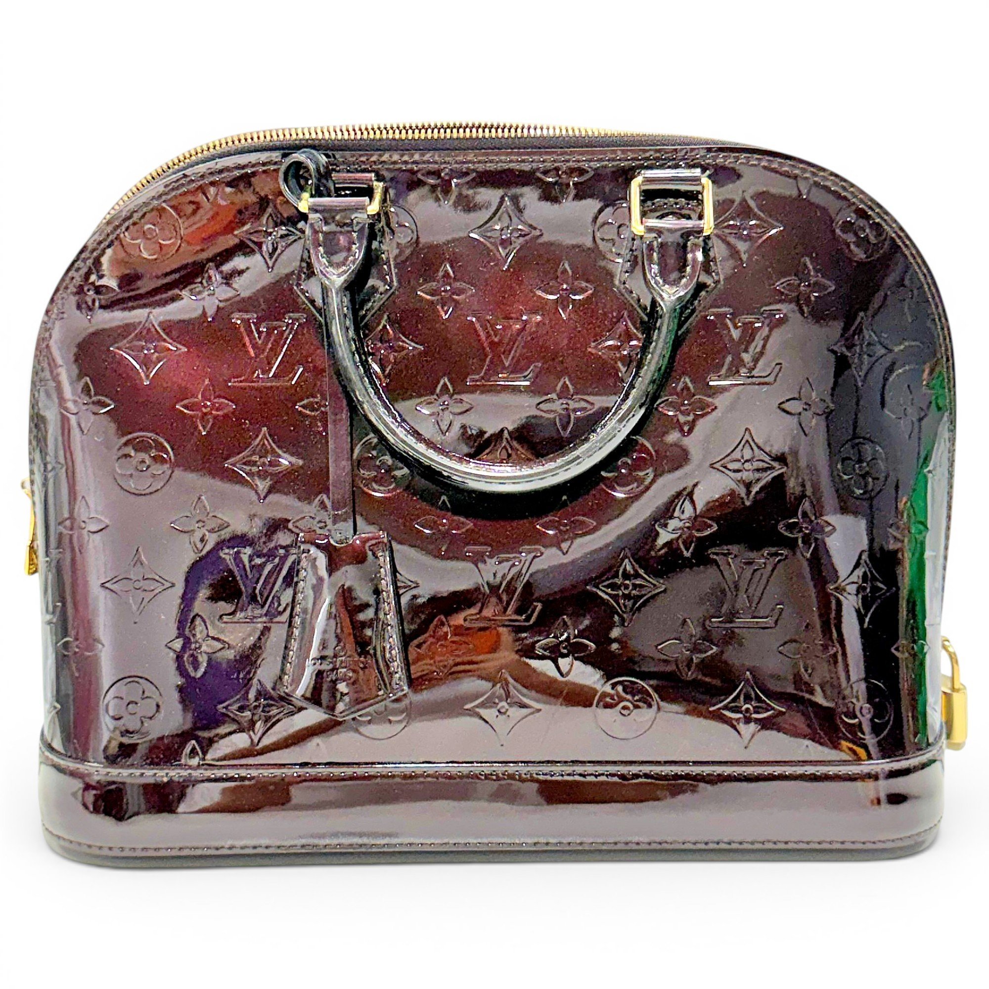 Alma BB patent leather handbag