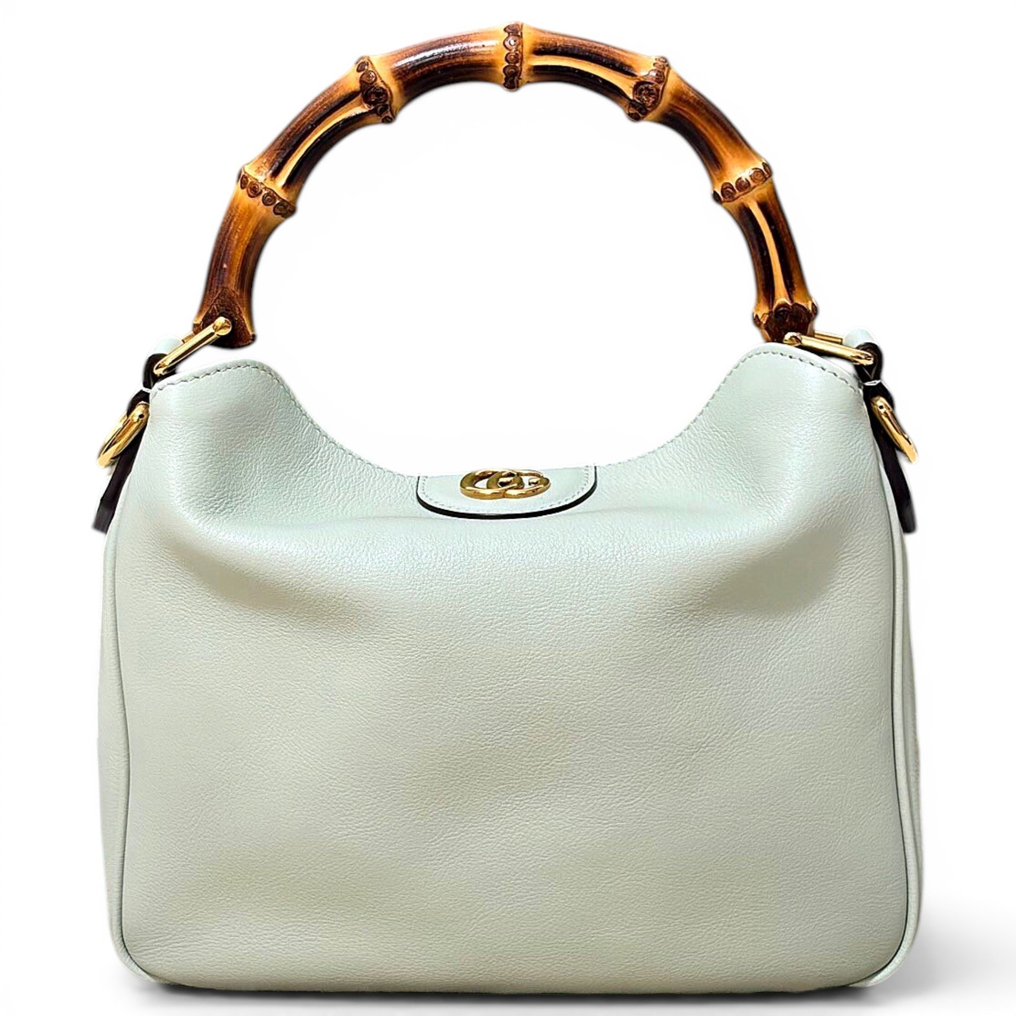 Bamboo leather handbag