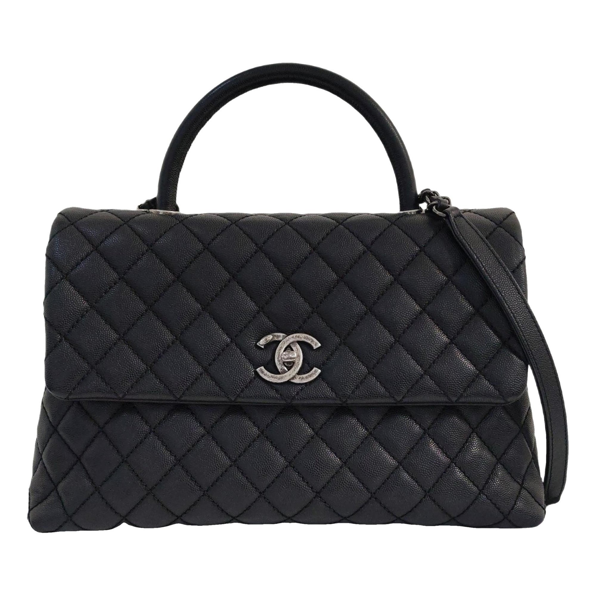 Chanel Coco Handle leather handbag