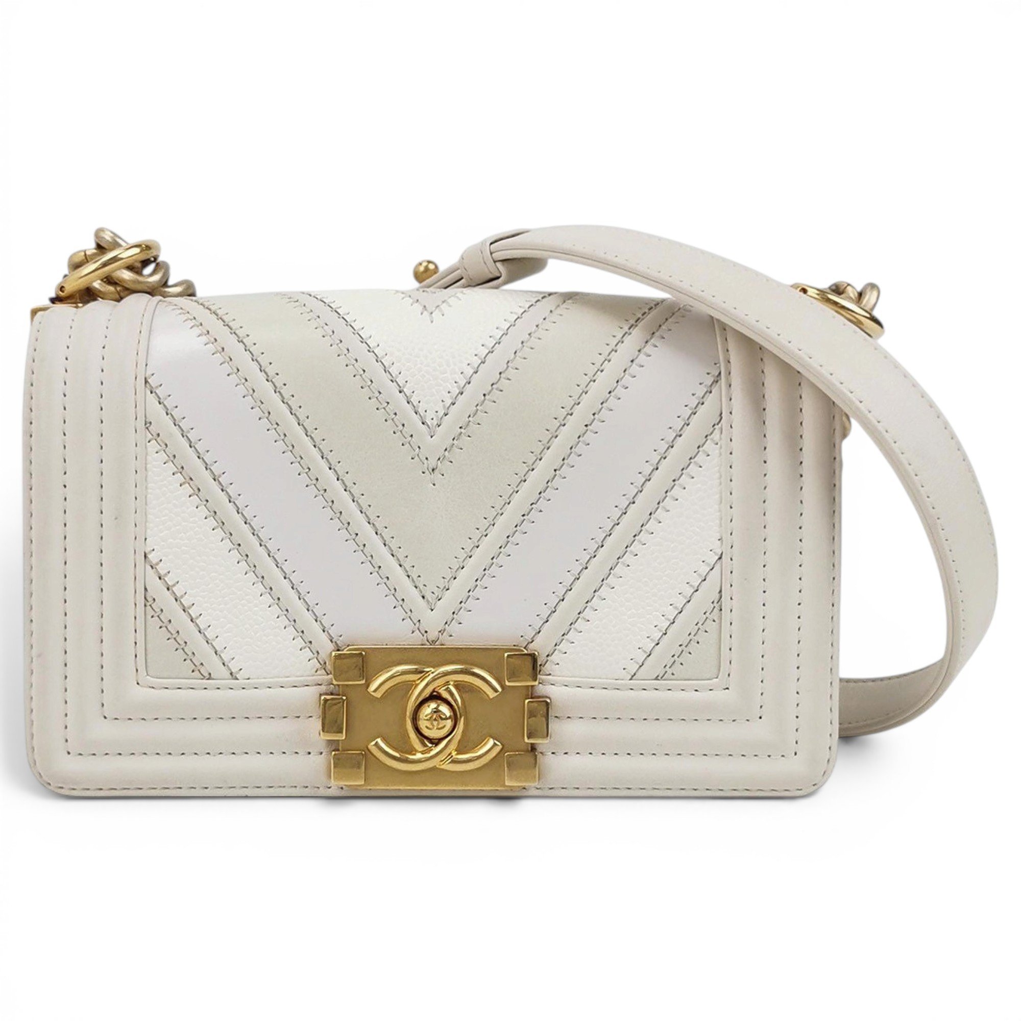 Boy leather crossbody bag