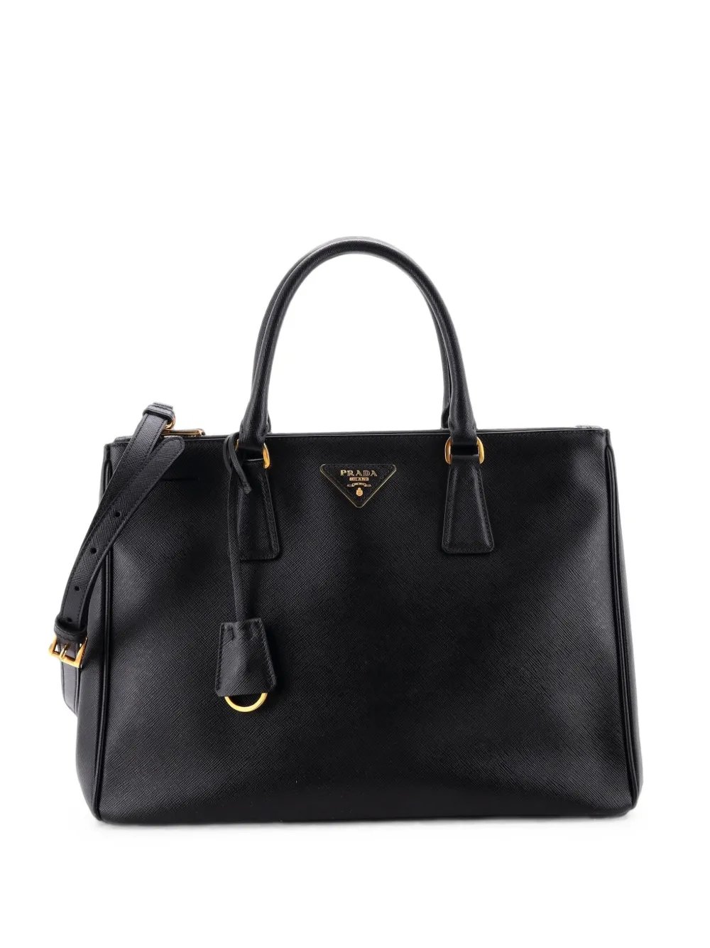 Double Zip Lux Saffiano Leather Large tote bag