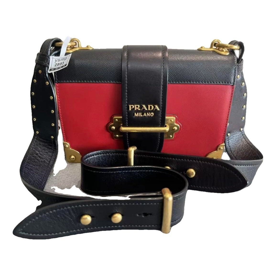 Cahier leather crossbody bag