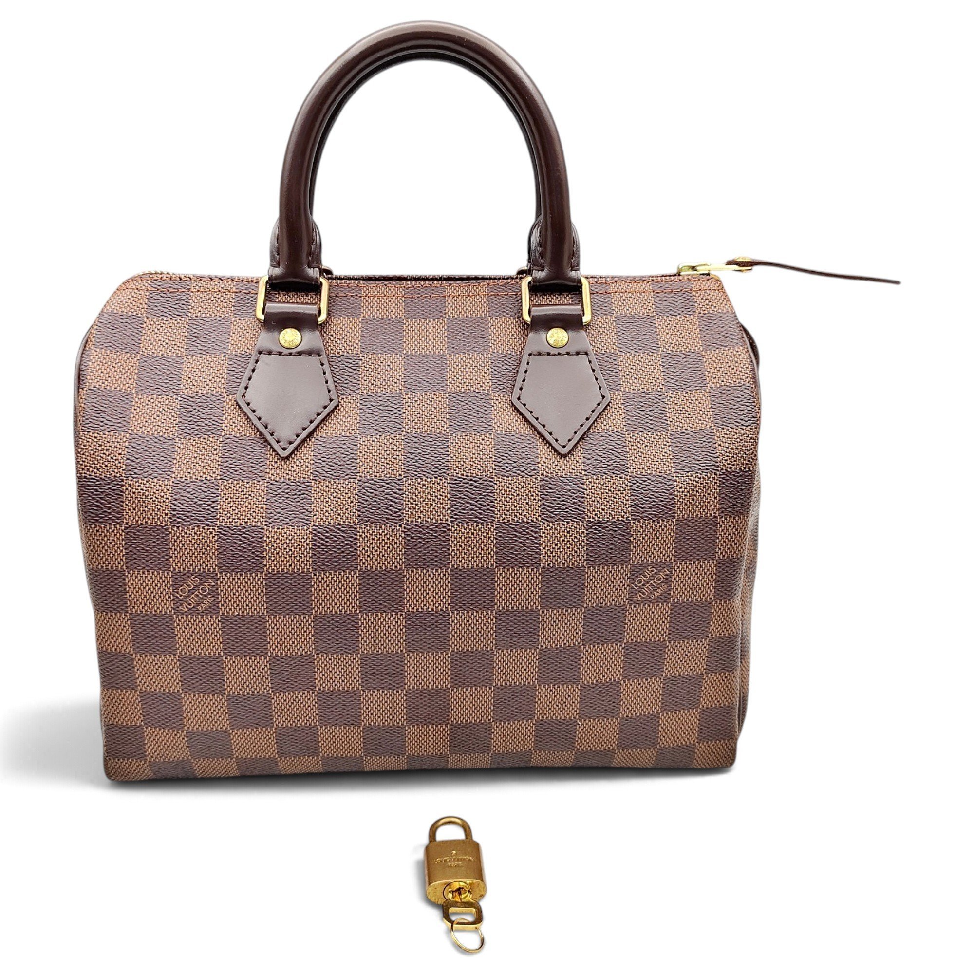 Speedy leather handbag