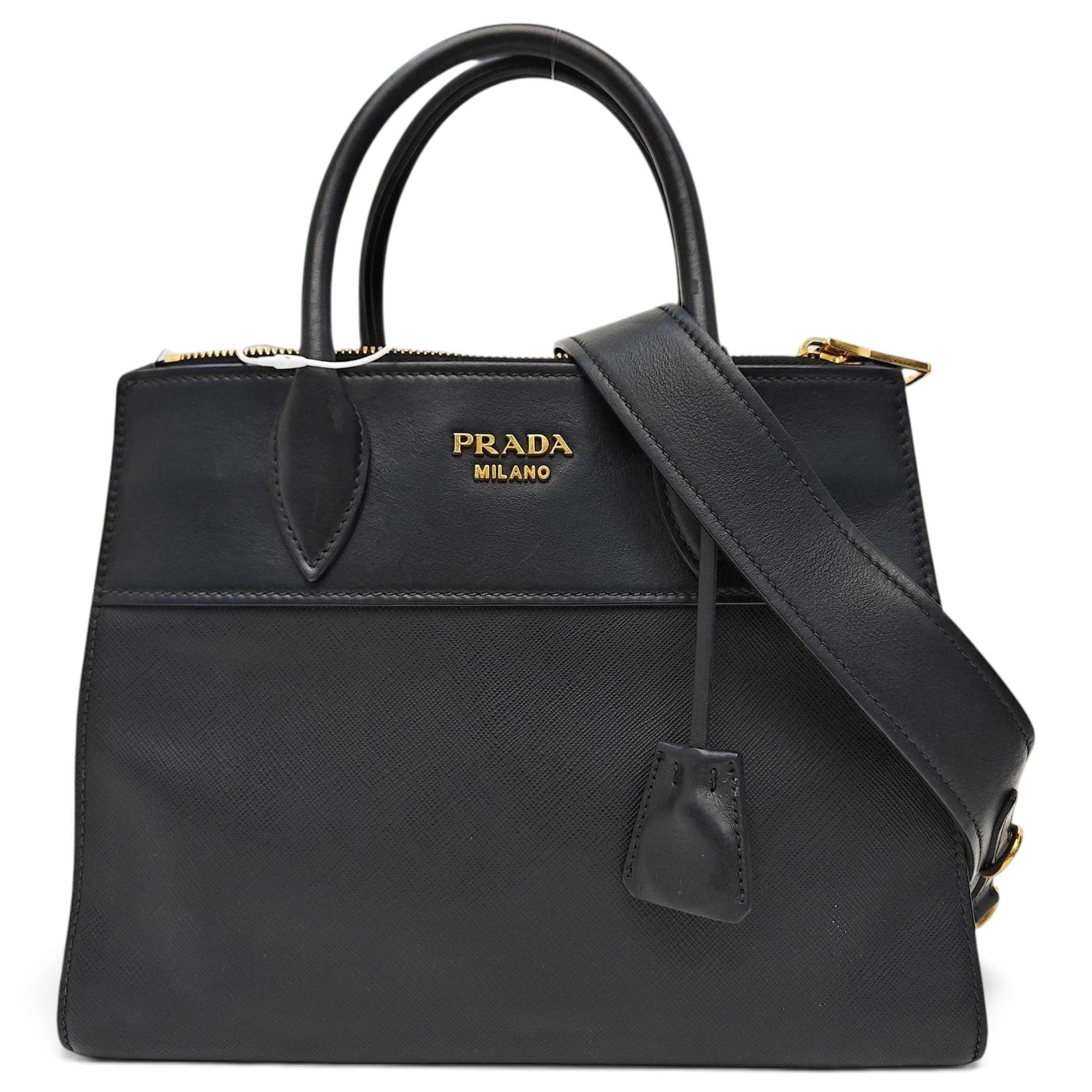 Bibliothèque leather crossbody bag