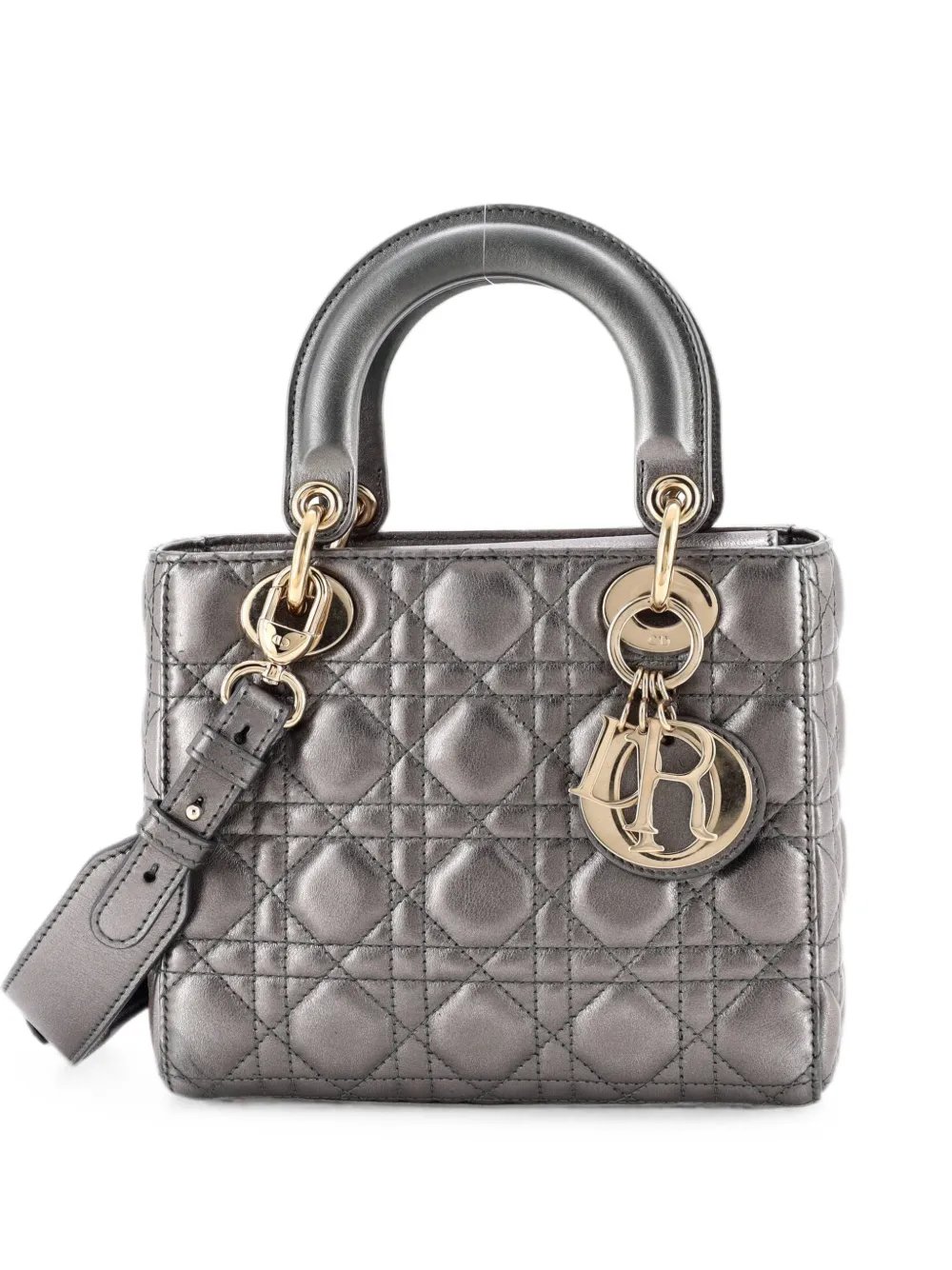Dior My ABCDior Lady Dior Bag Metallic Cannage Quilt Leather shoulder bag