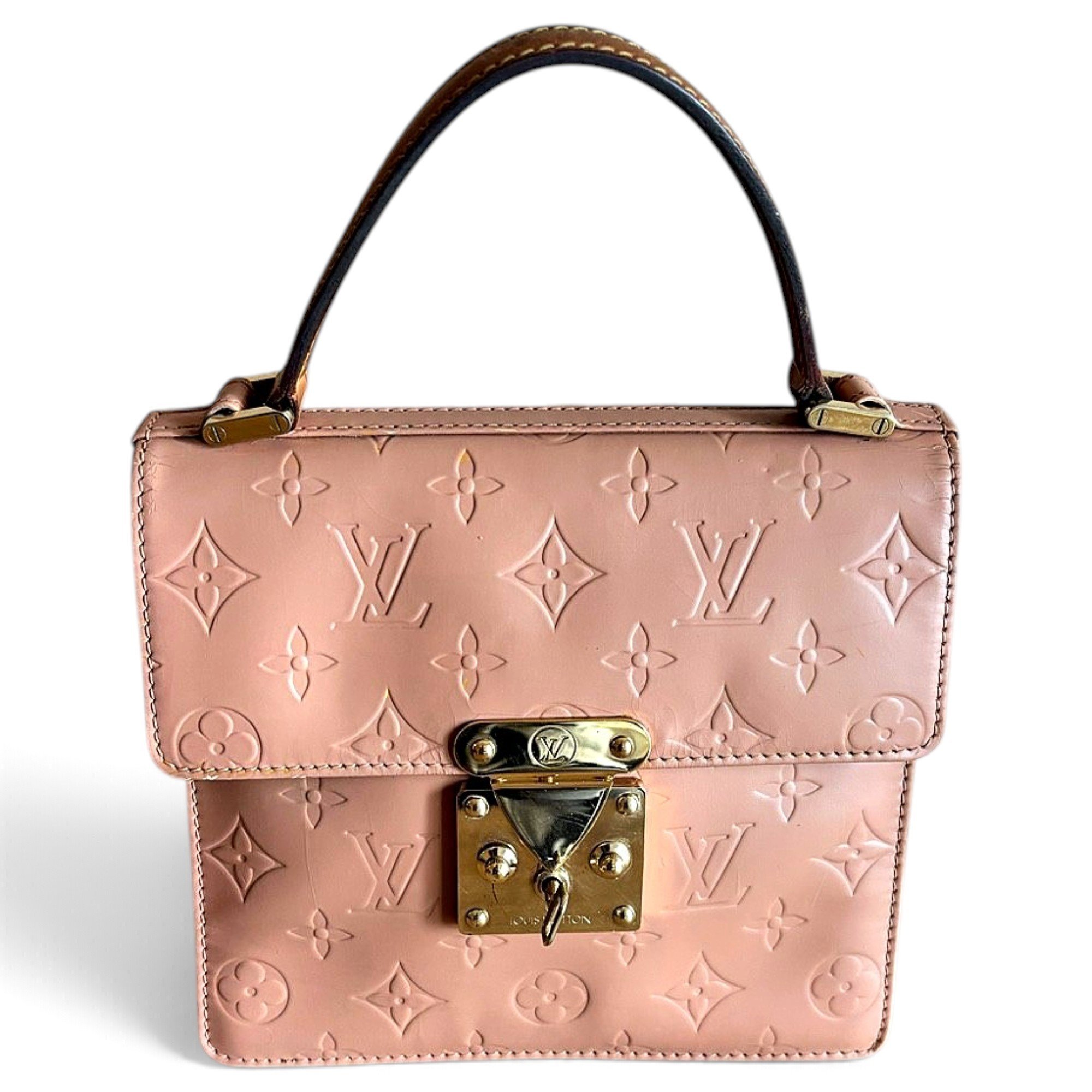 Spring street patent leather handbag