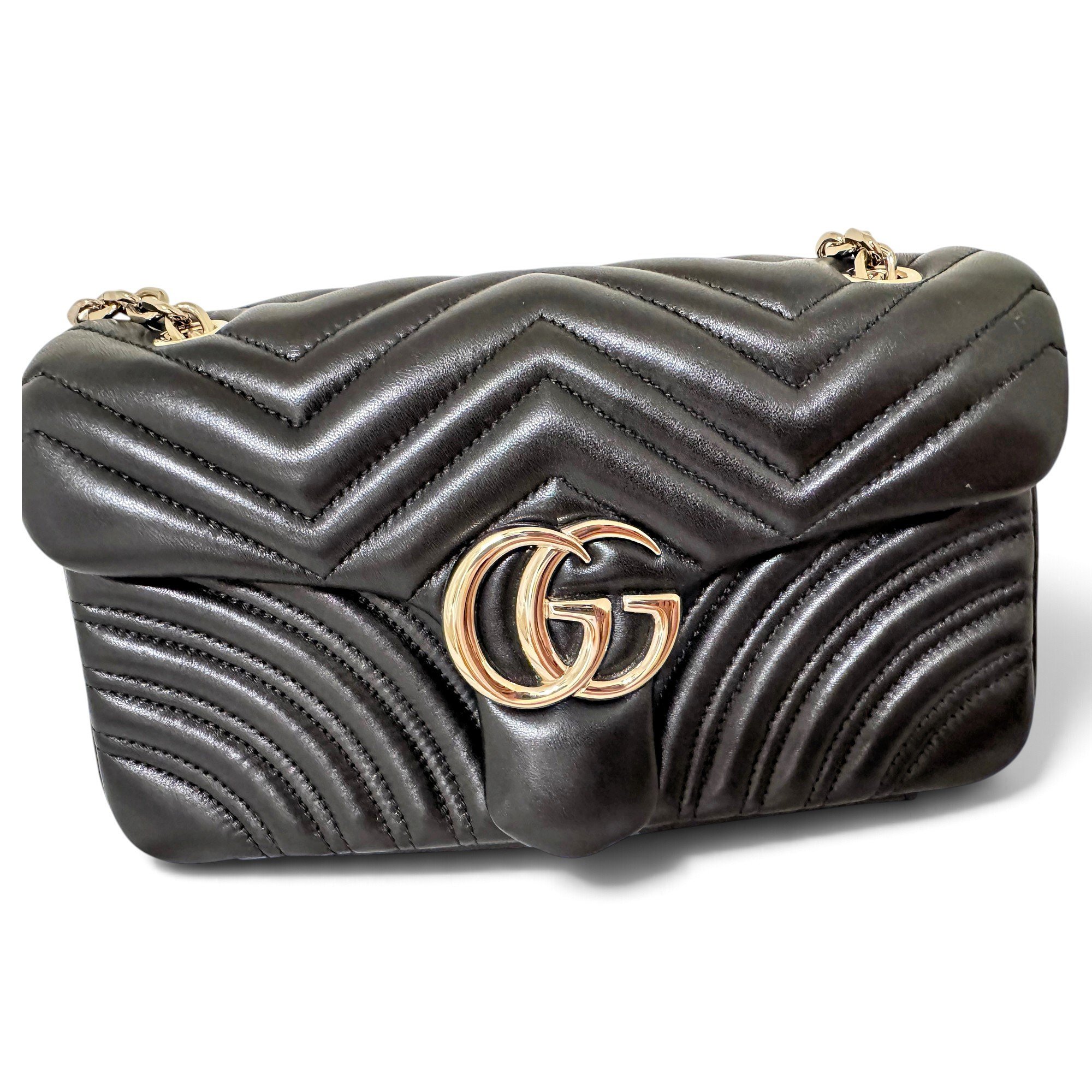 GG Marmont Chain Flap leather handbag