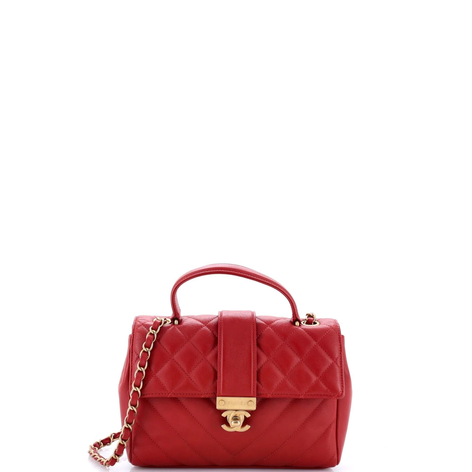 Leather handbag