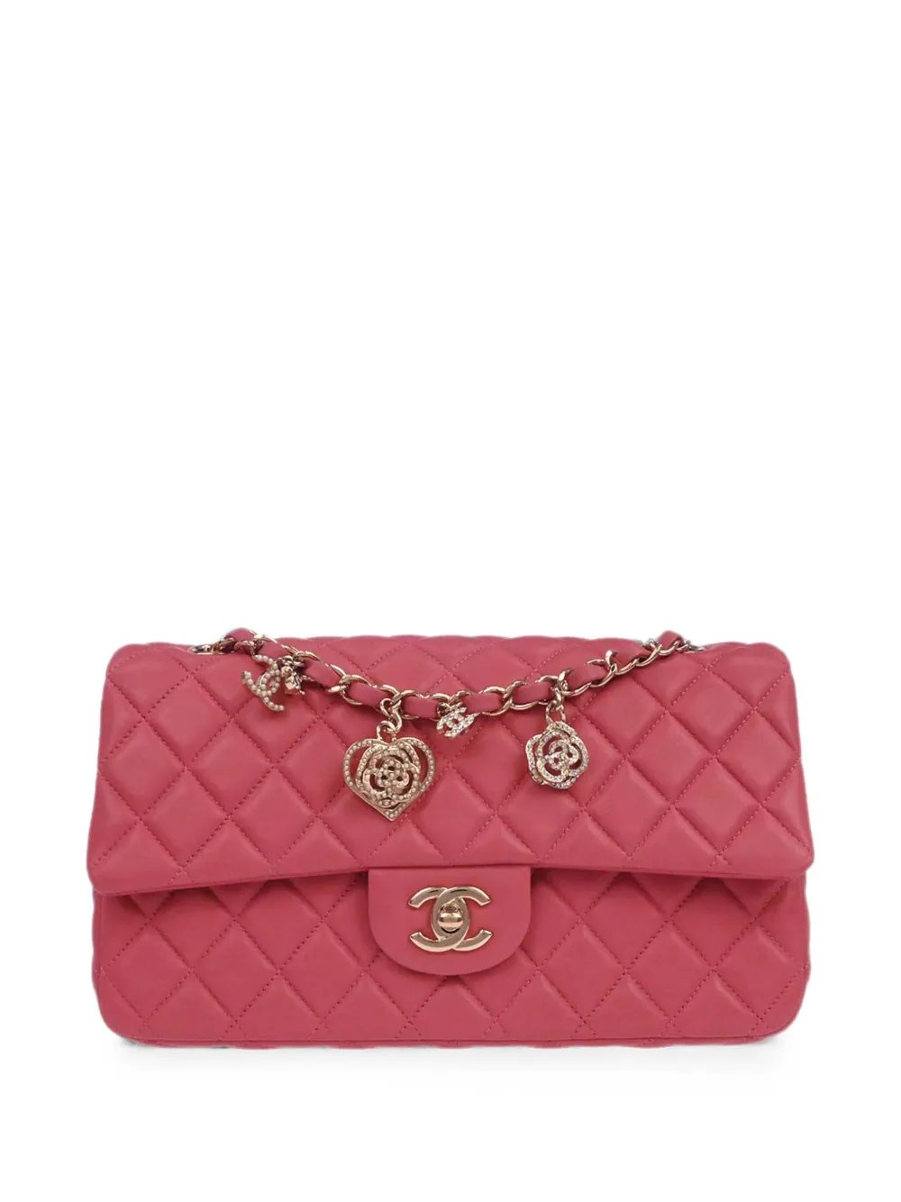 2014 medium Classic Flap Valentine quilted shoulder bag