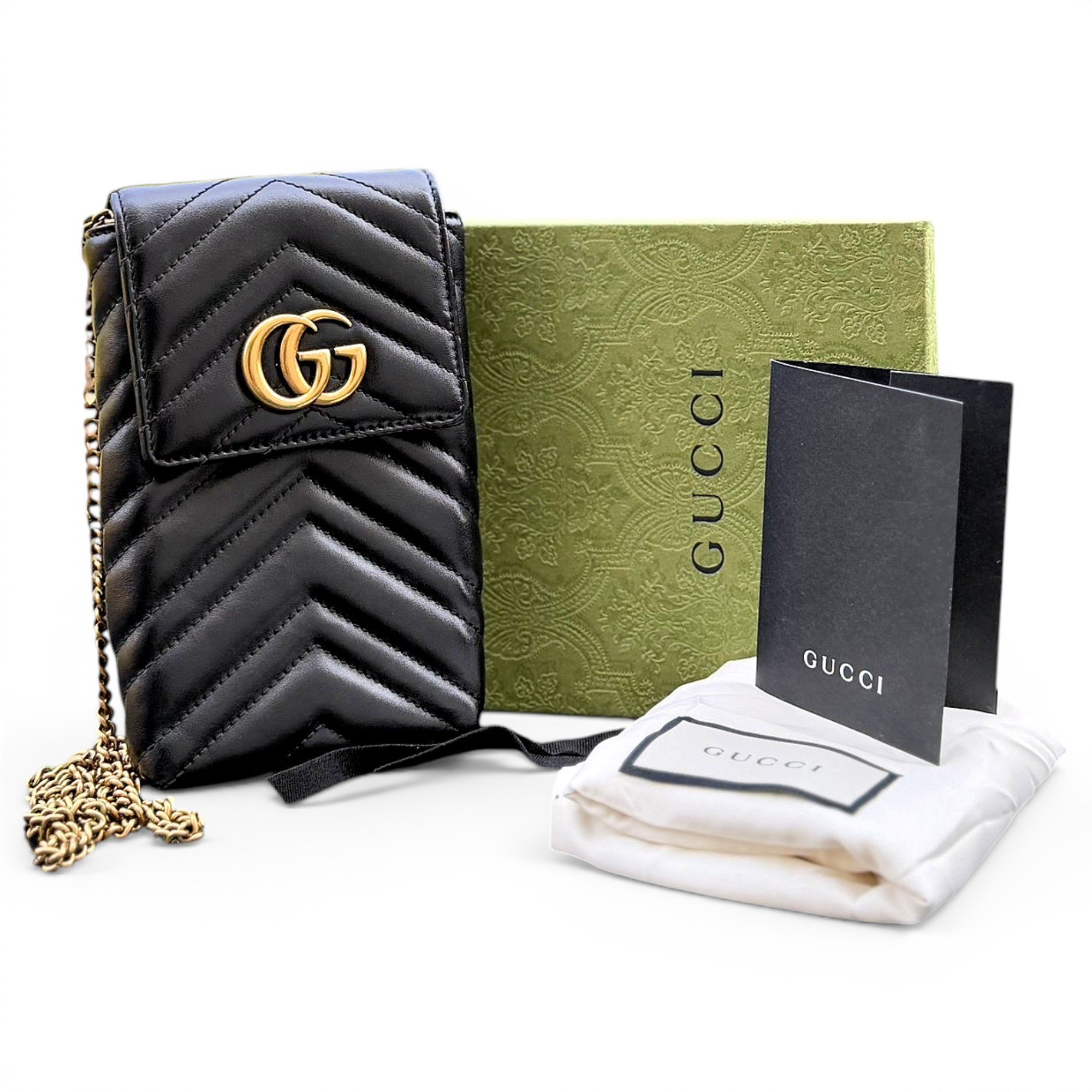 GG Marmont Phone leather crossbody bag