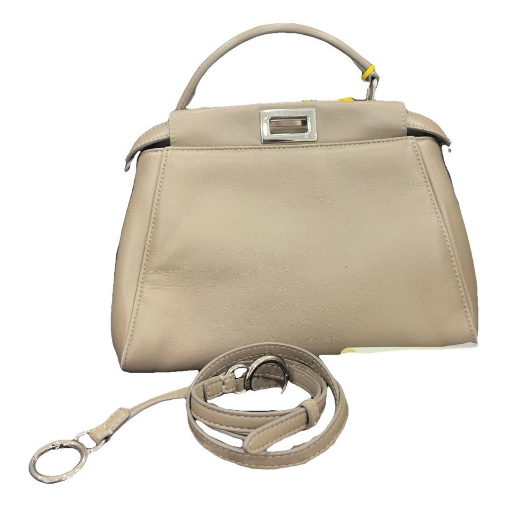 Peekaboo leather handbag