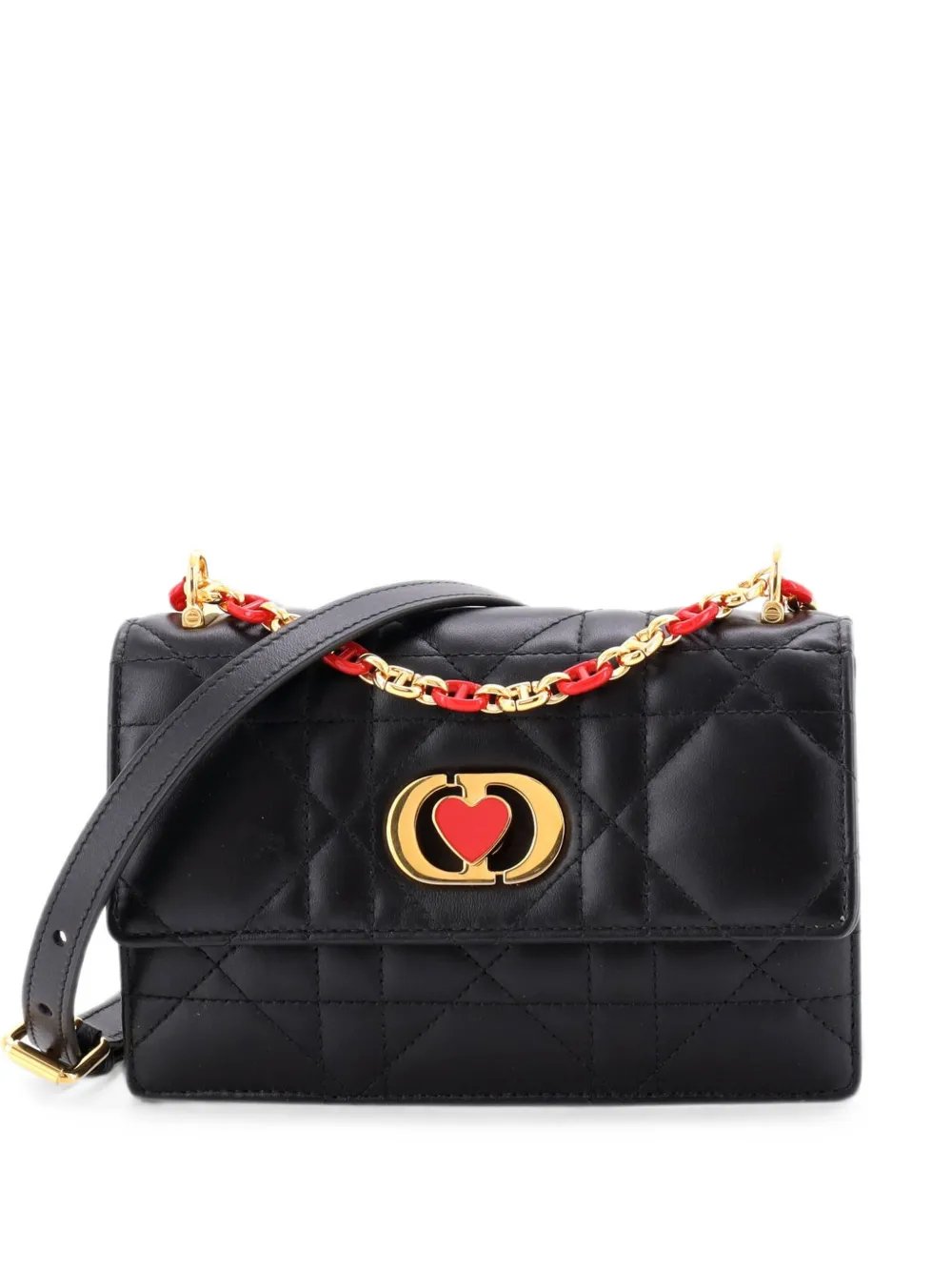 DiorAmour Miss Caro Flap Bag Cannage Quilt Calfskin Mini crossbody bag