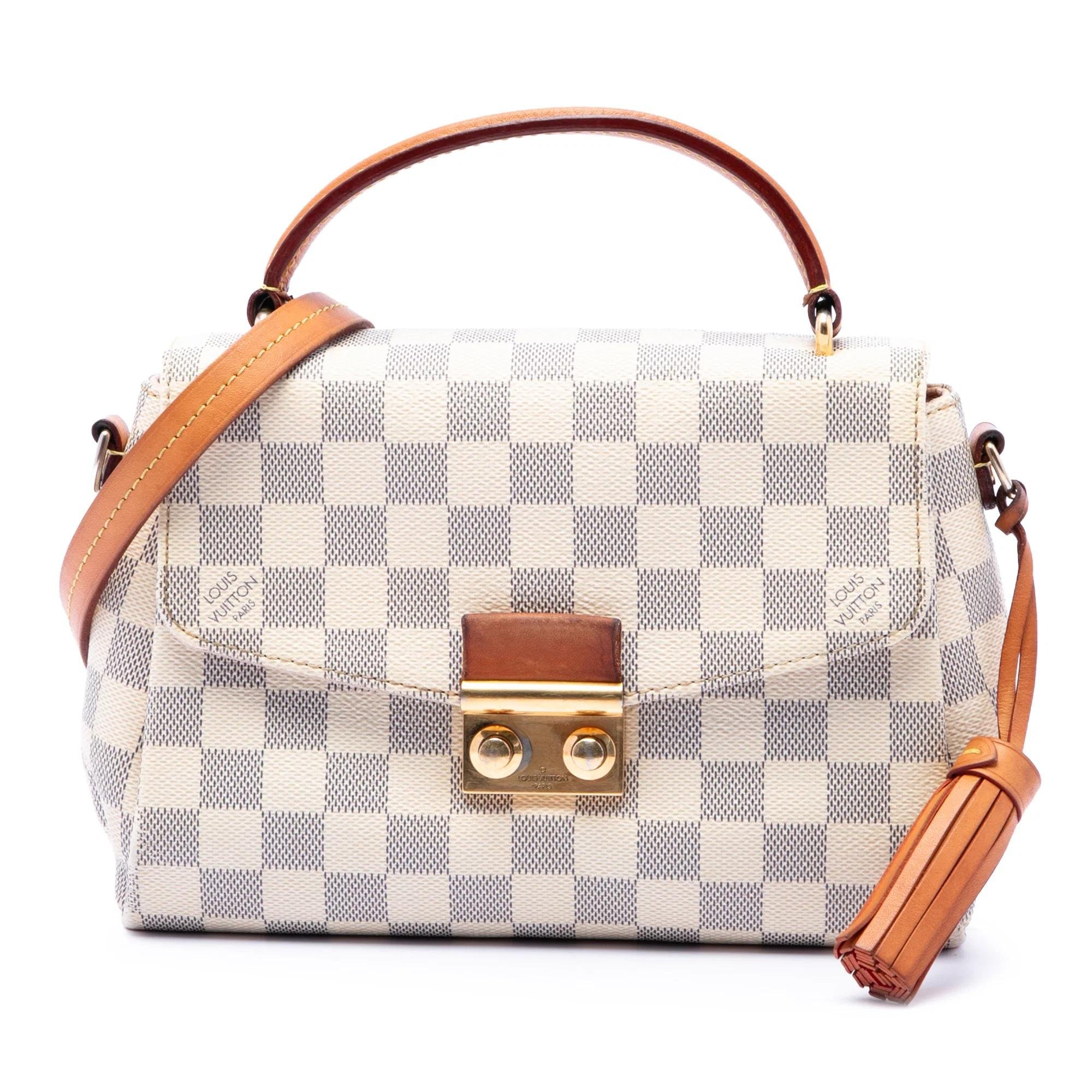 Croisette leather satchel