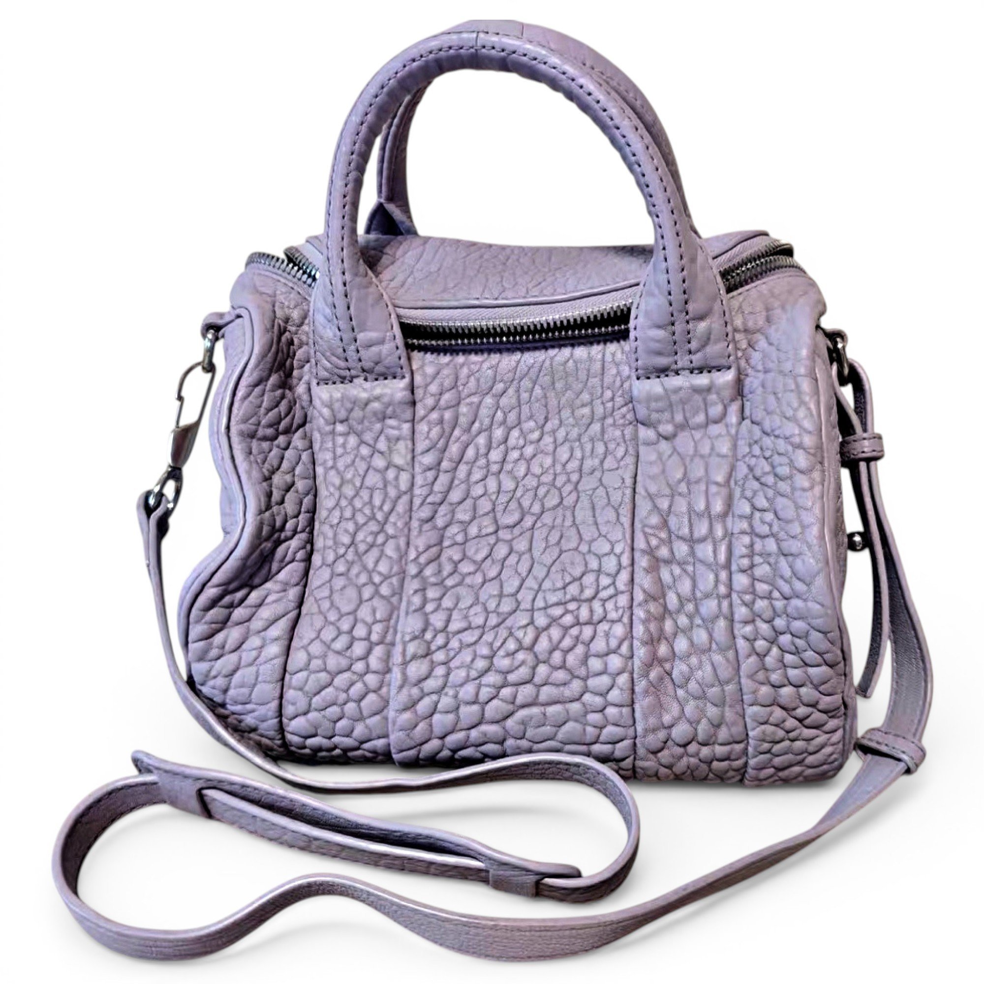 Rockie leather satchel