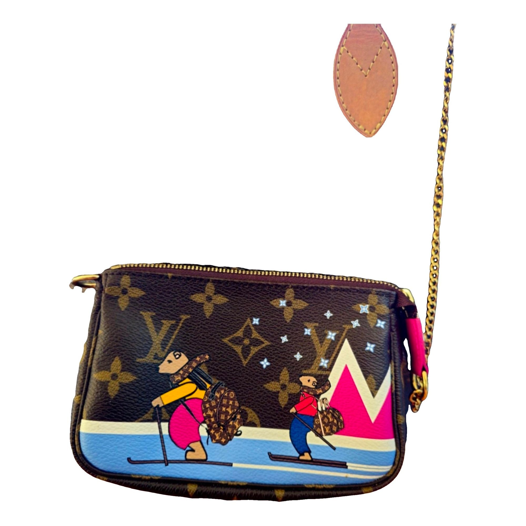 Wapity leather clutch bag