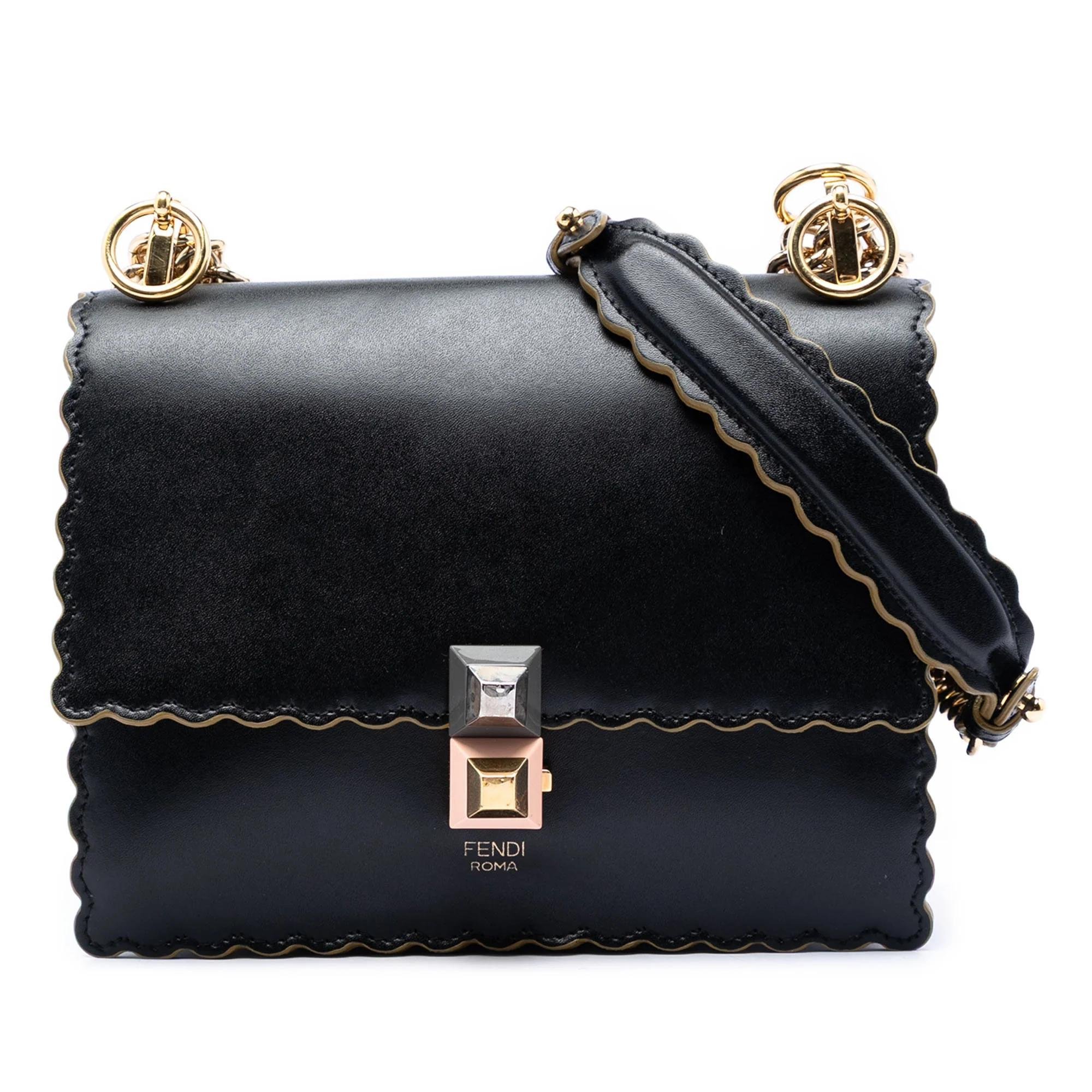 Kan I leather crossbody bag