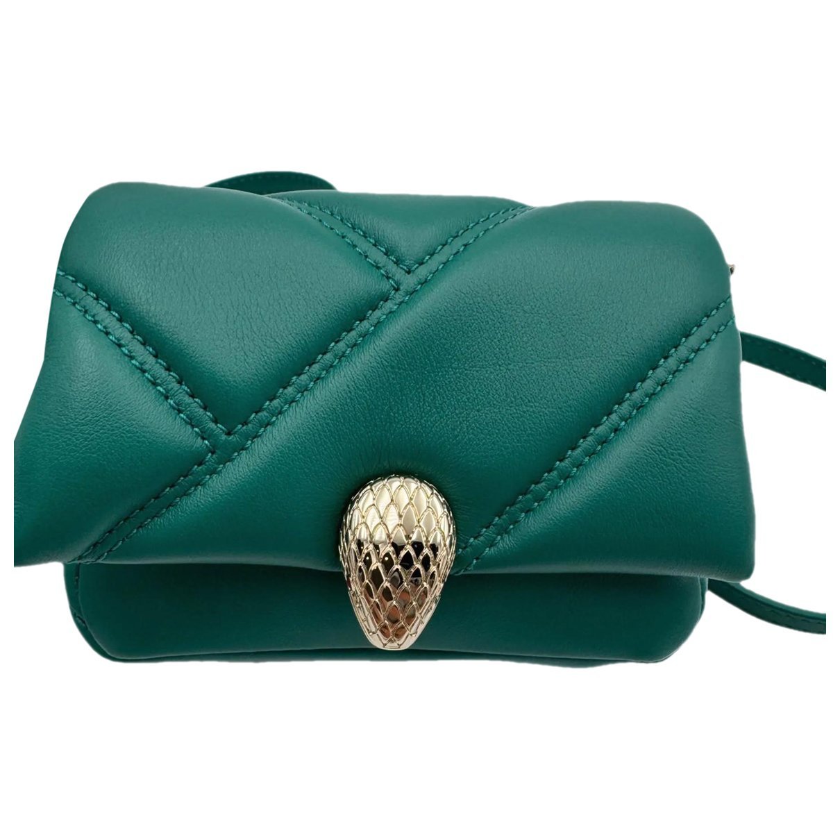 Serpenti leather handbag