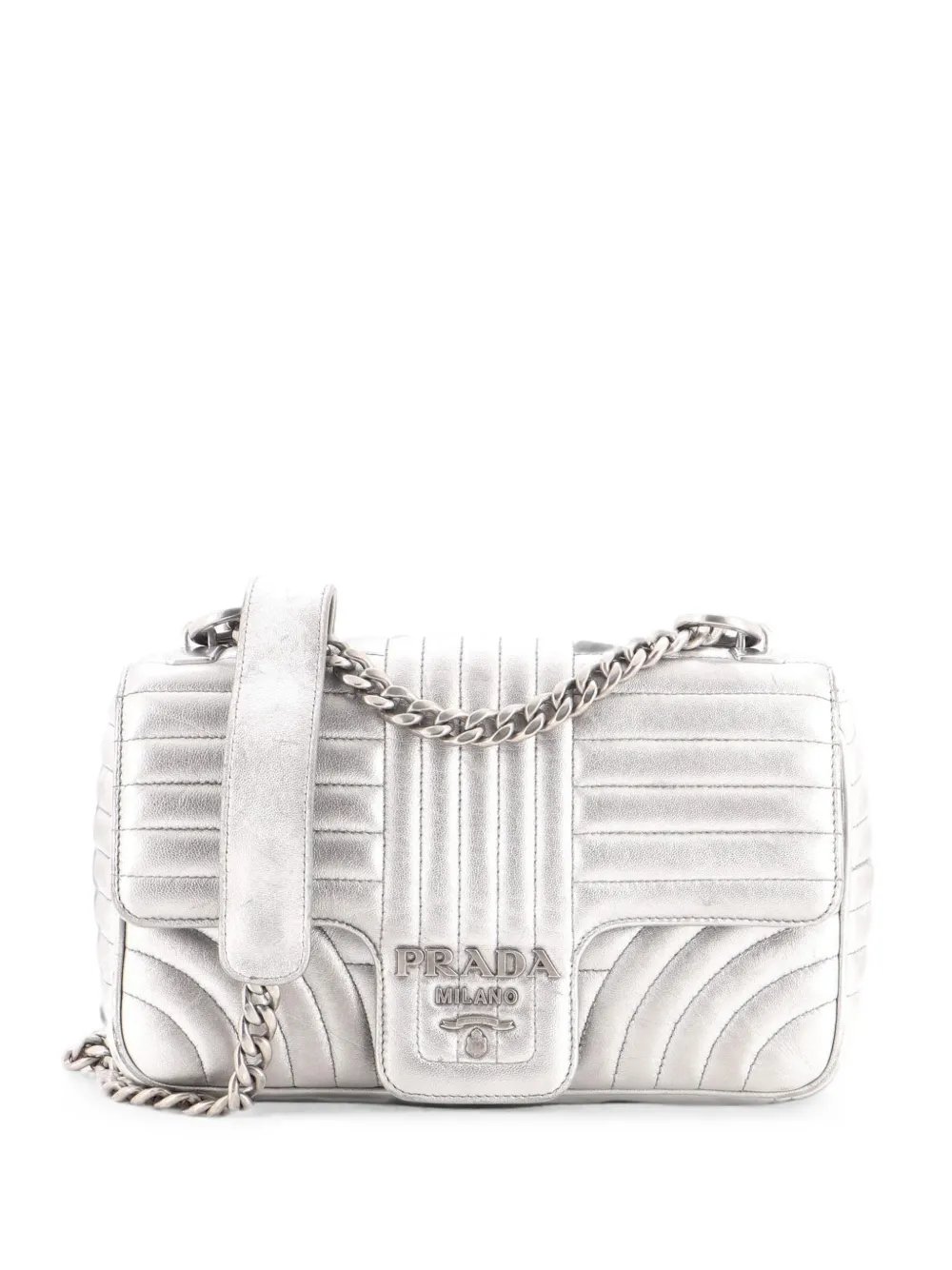 Chain Flap Shoulder Bag Diagramme Quilted Leather Medium crossbody bag