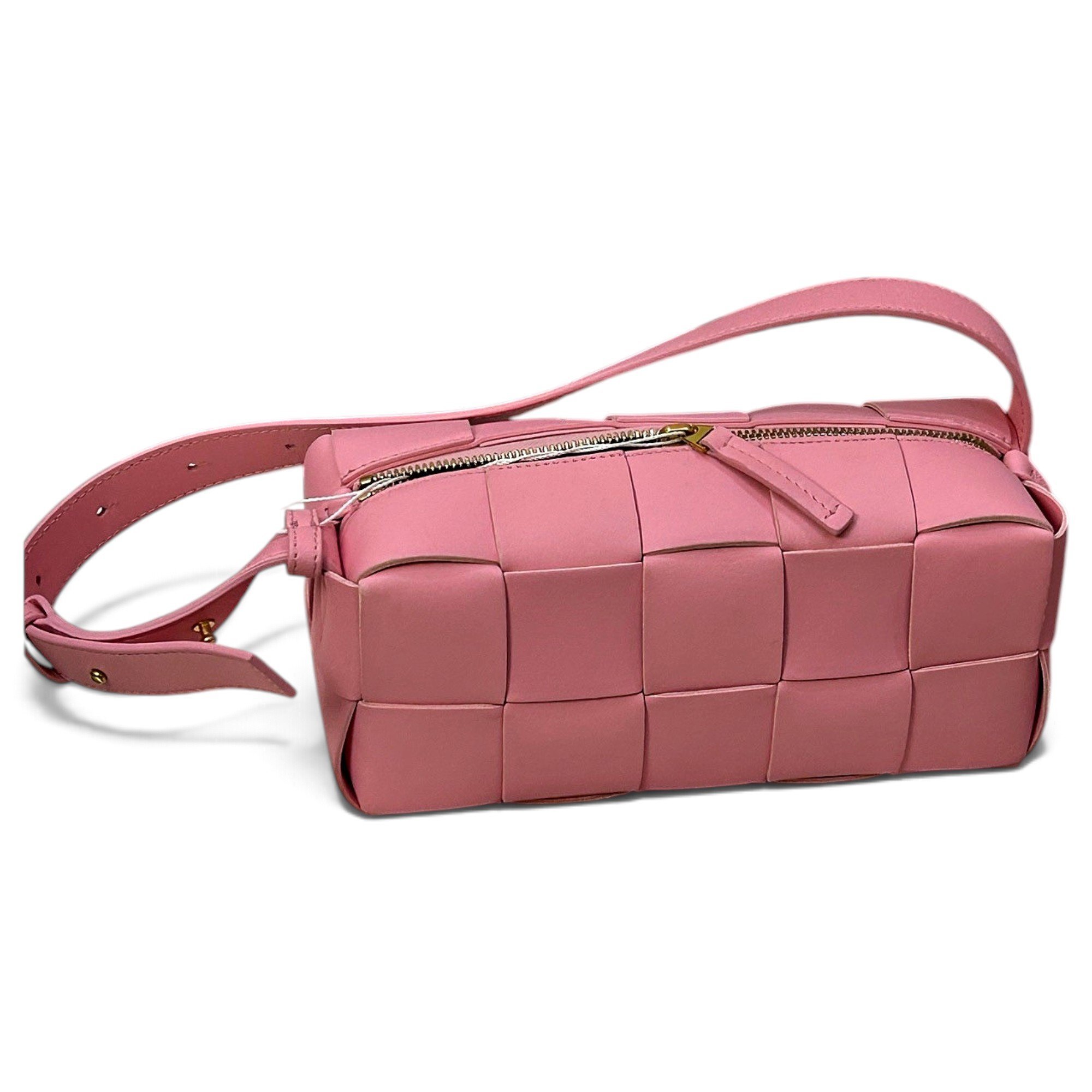 Cassette leather handbag