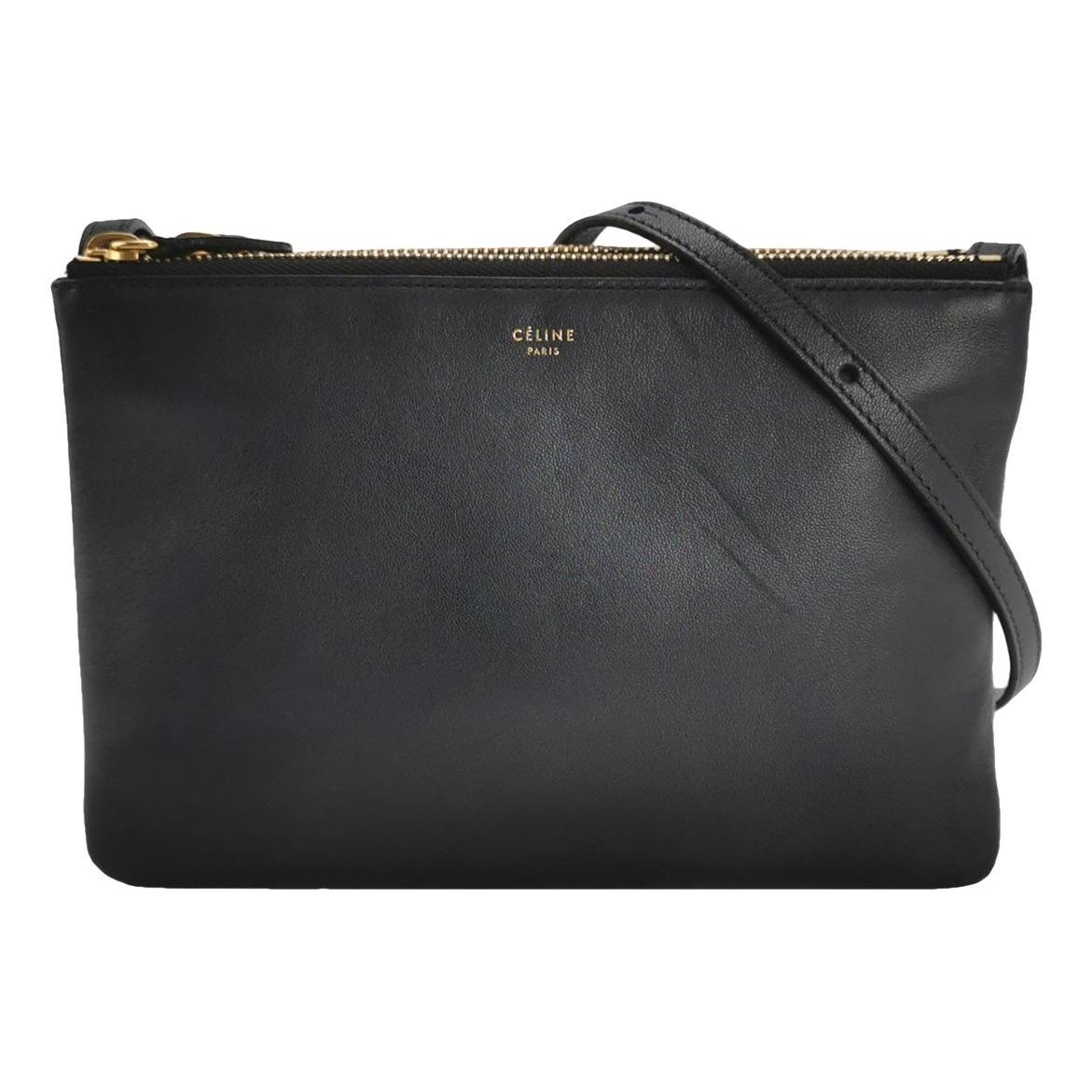 Trio leather crossbody bag