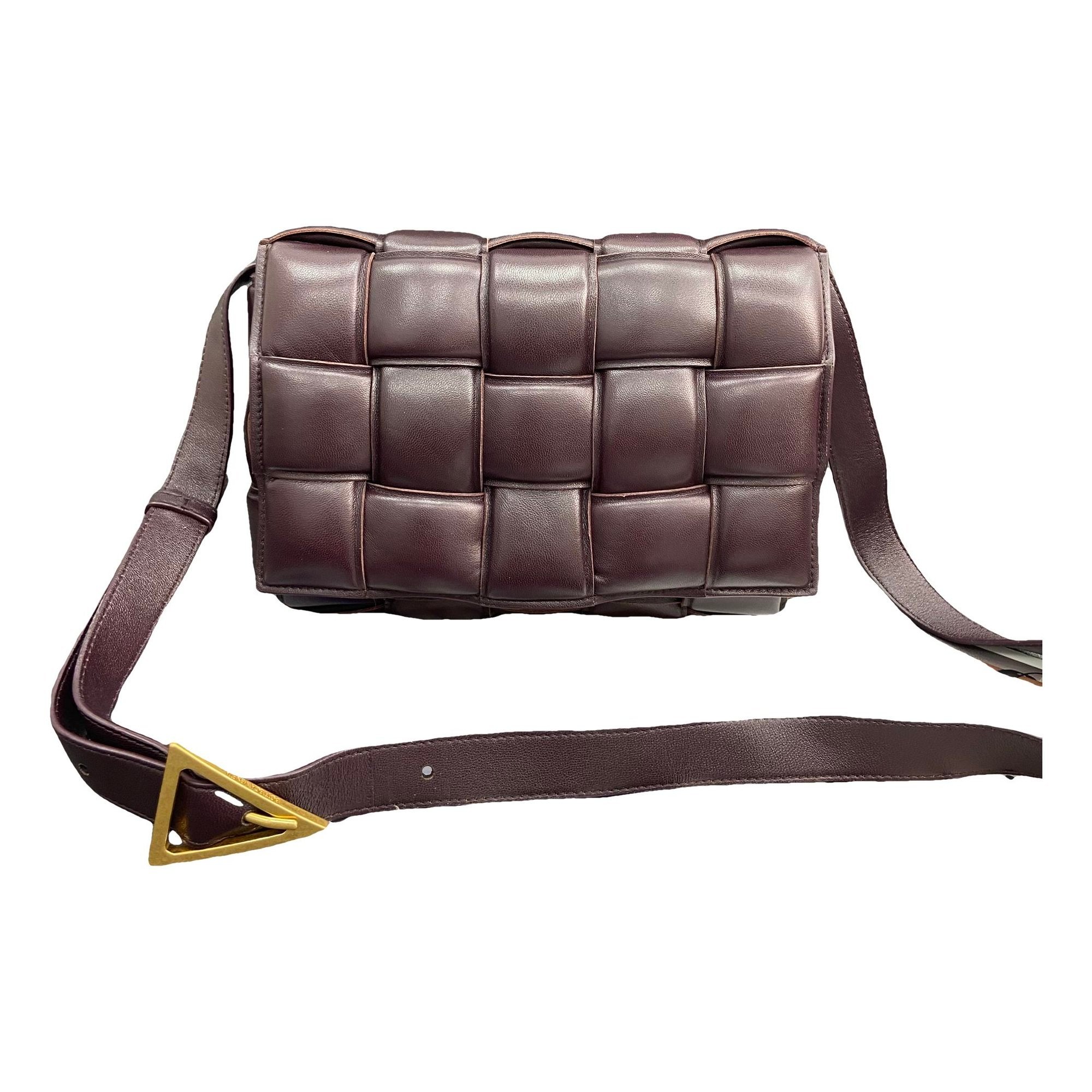 Cassette Padded leather handbag