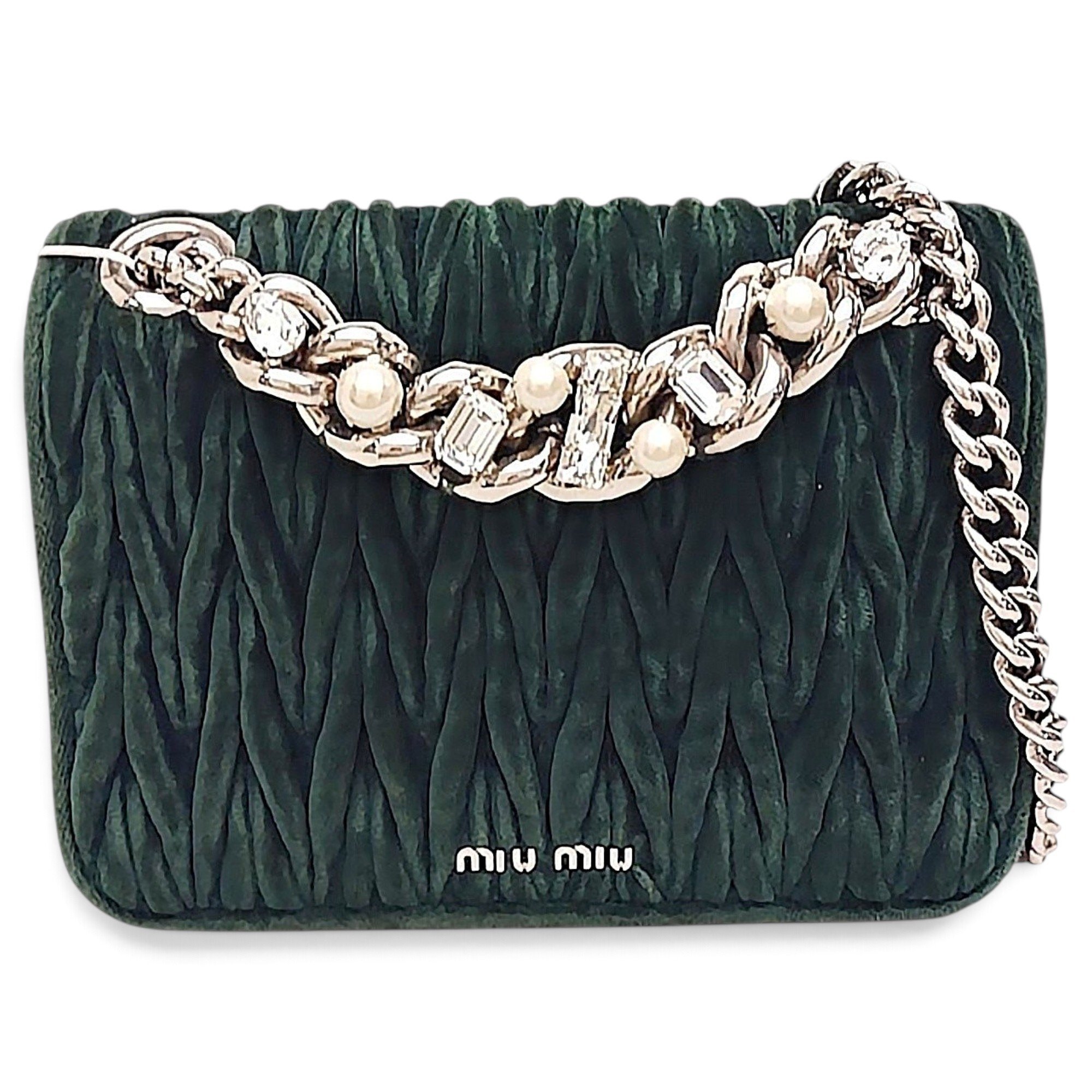 Velvet handbag