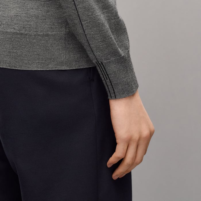 Flanelle "H Etriviere" Crewneck Sweater