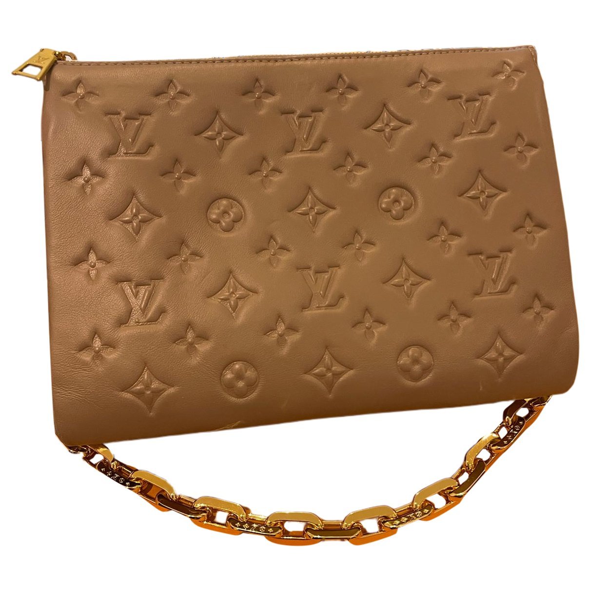 Coussin leather handbag
