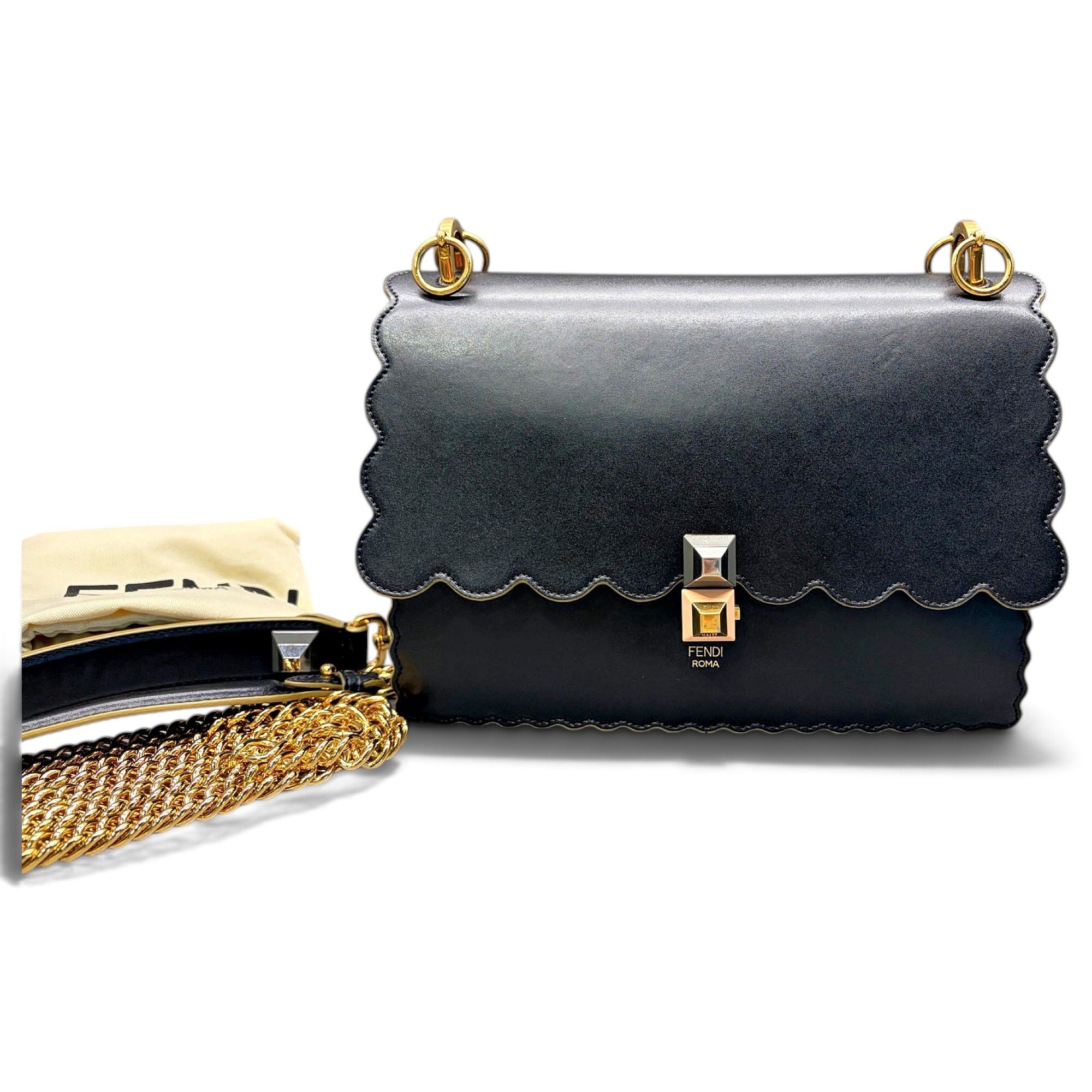 Kan I leather handbag