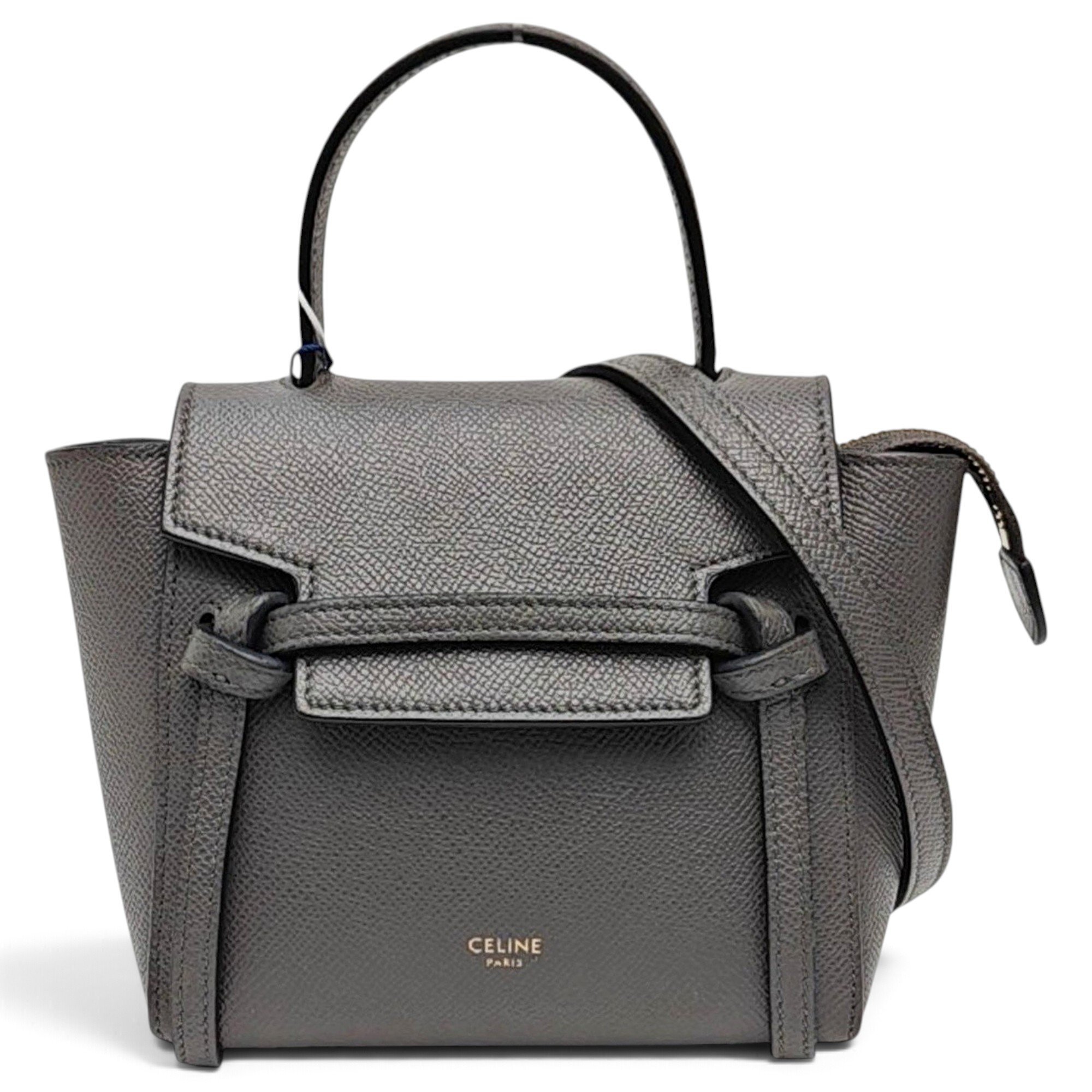 Belt leather handbag