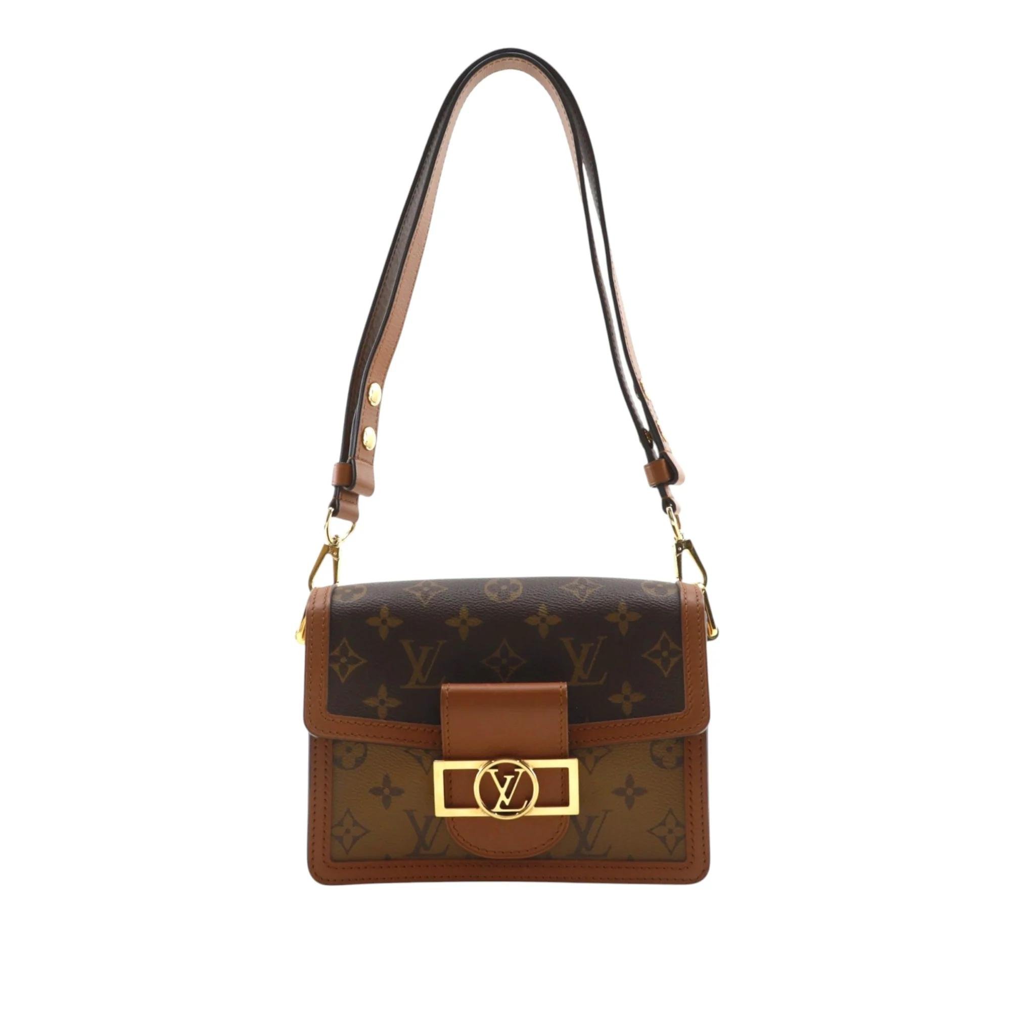 Dauphine leather satchel