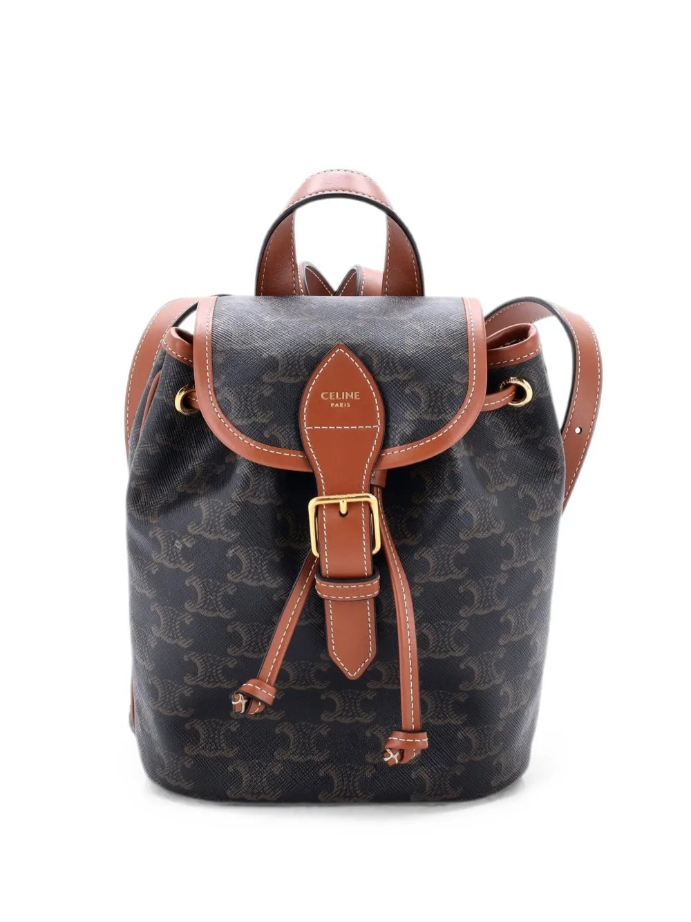 Folco Triomphe Coated Canvas Mini backpack