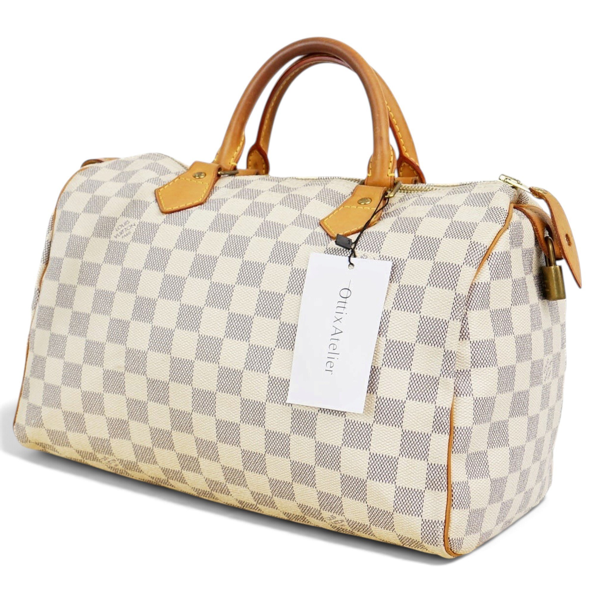 Speedy leather handbag