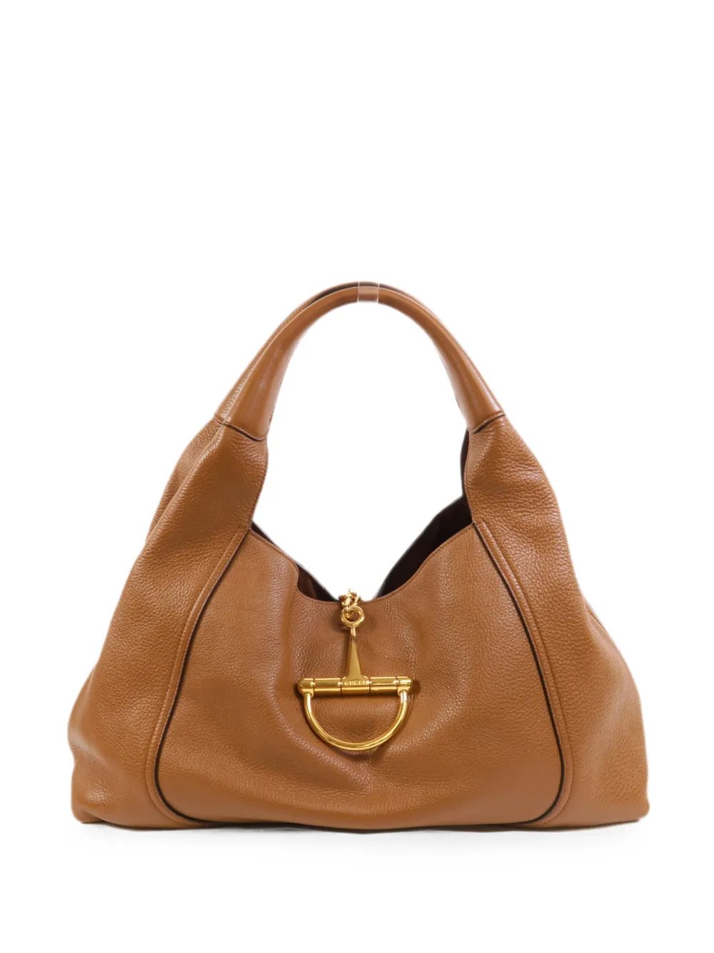 Maxi Softbit leather shoulder bag