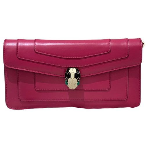 Serpenti leather handbag