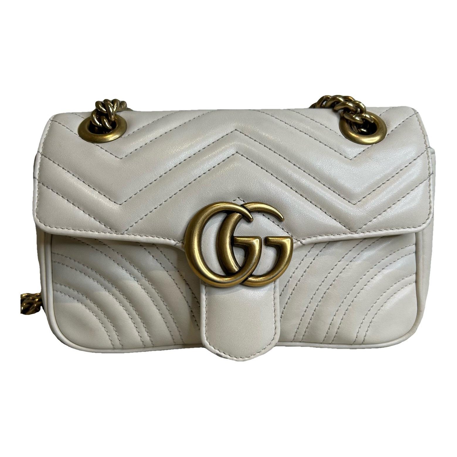 GG Marmont Flap leather handbag