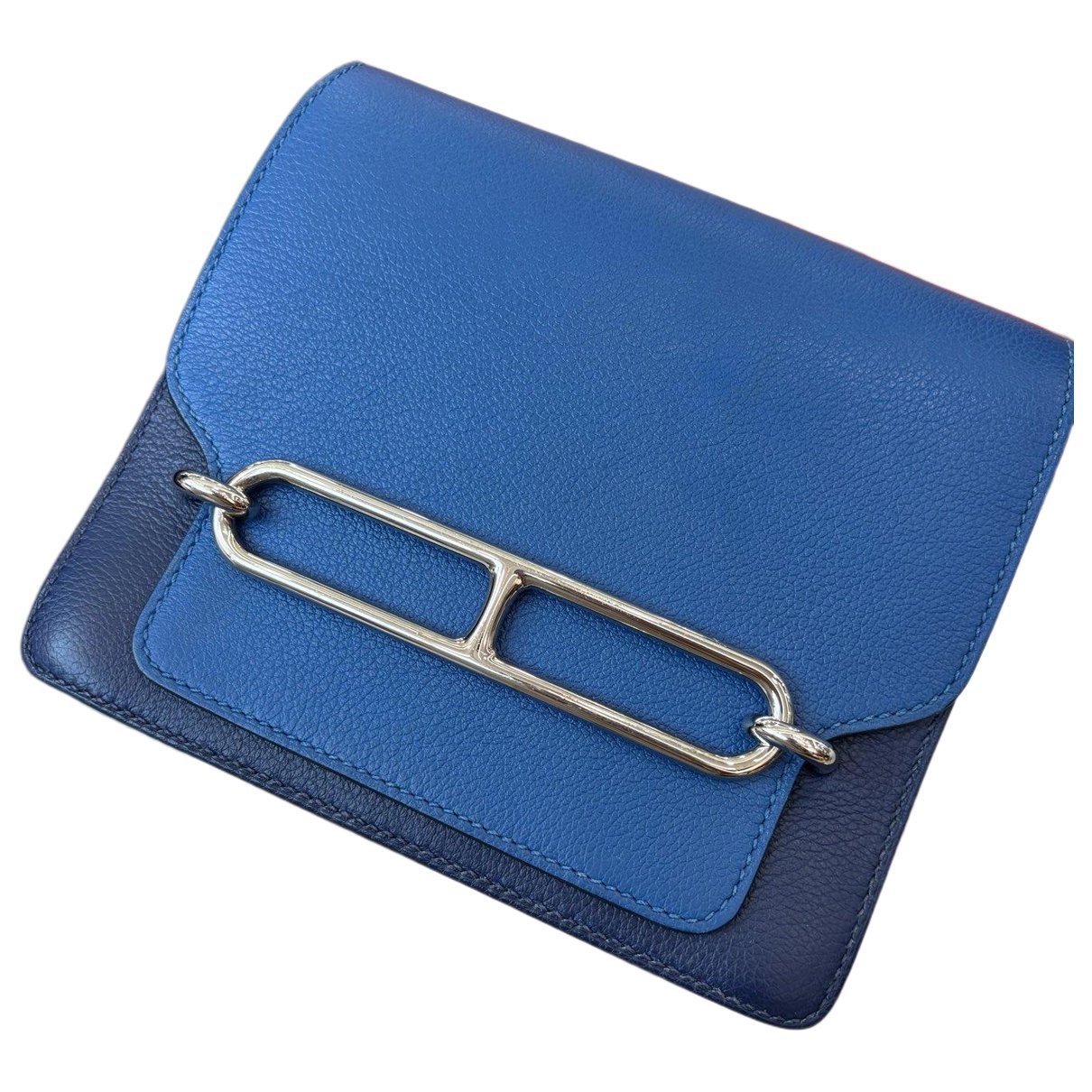 Hermes Roulis Mini Handbag Bleu Saphir 2021