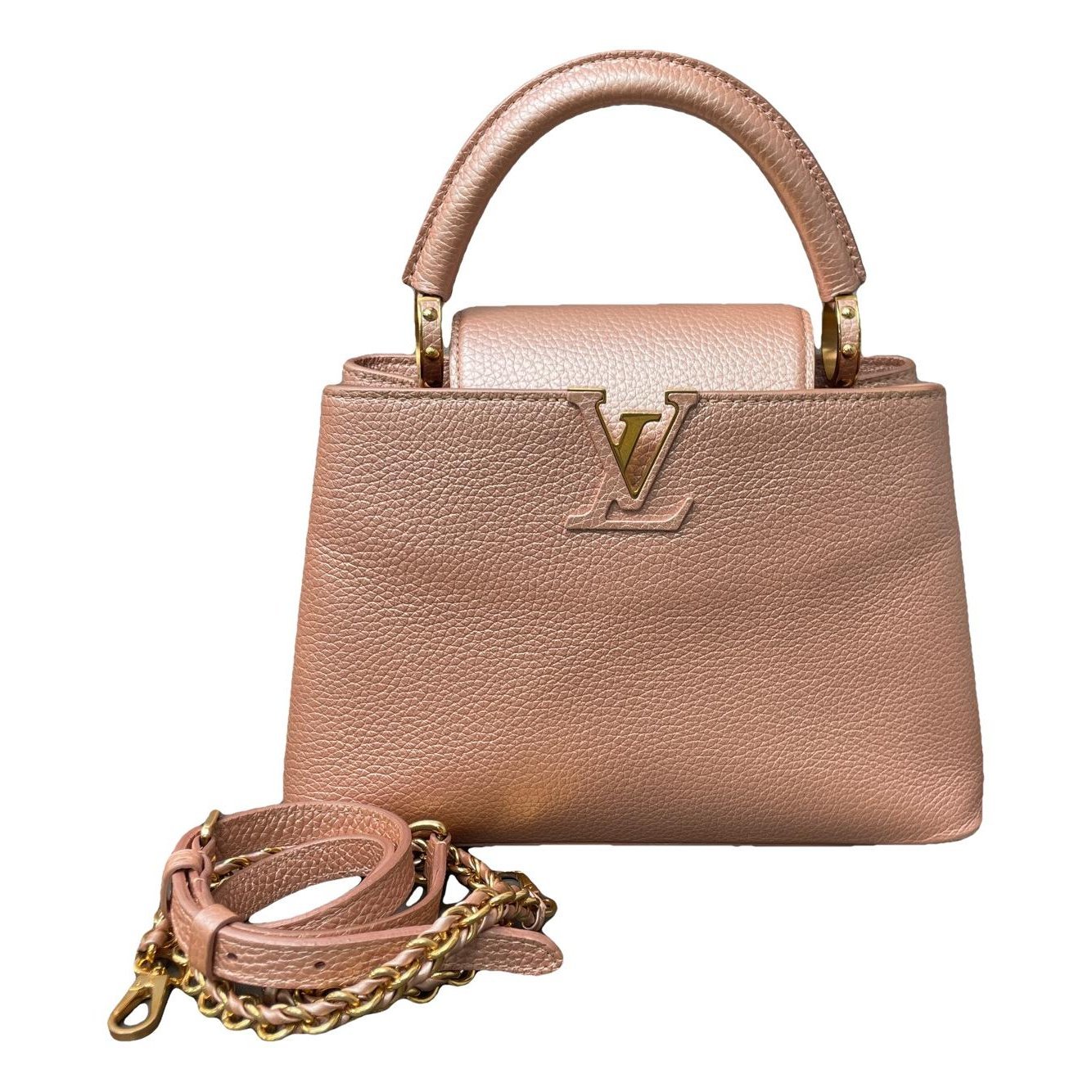Capucines leather handbag