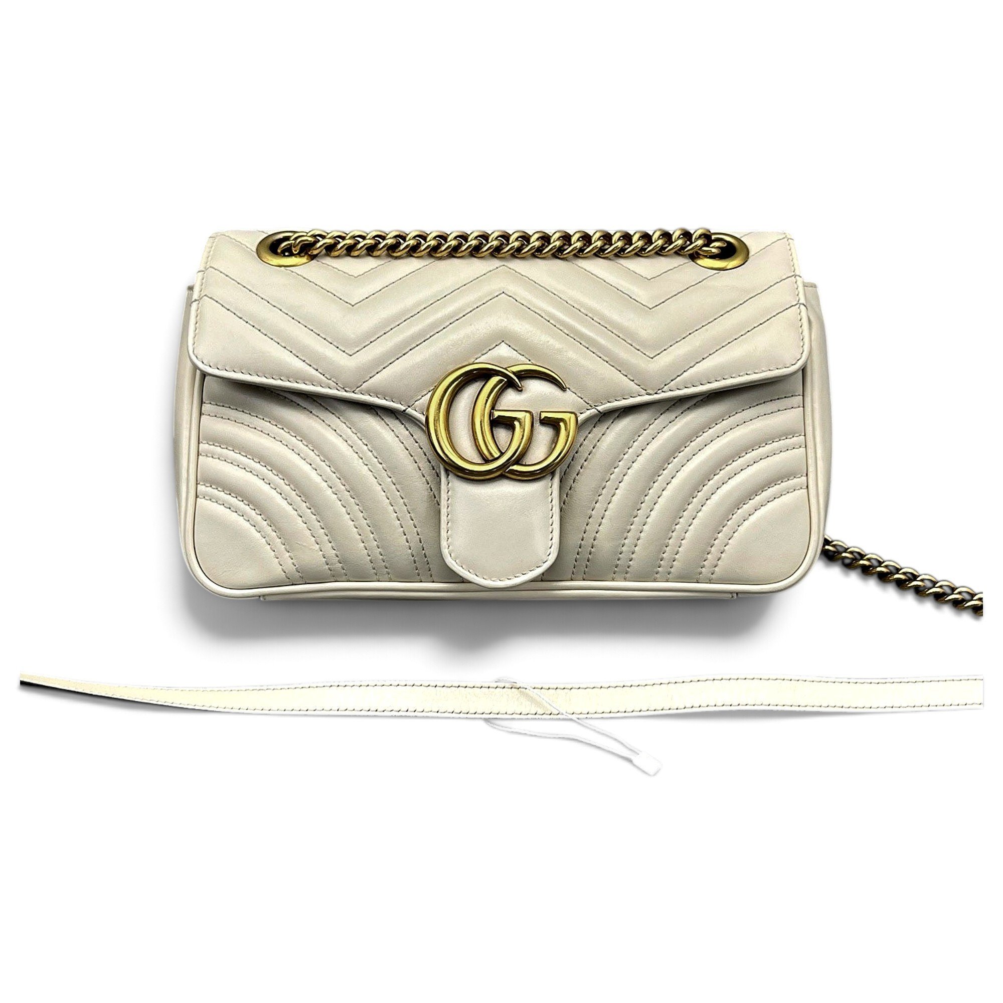 GG Marmont Flap leather handbag